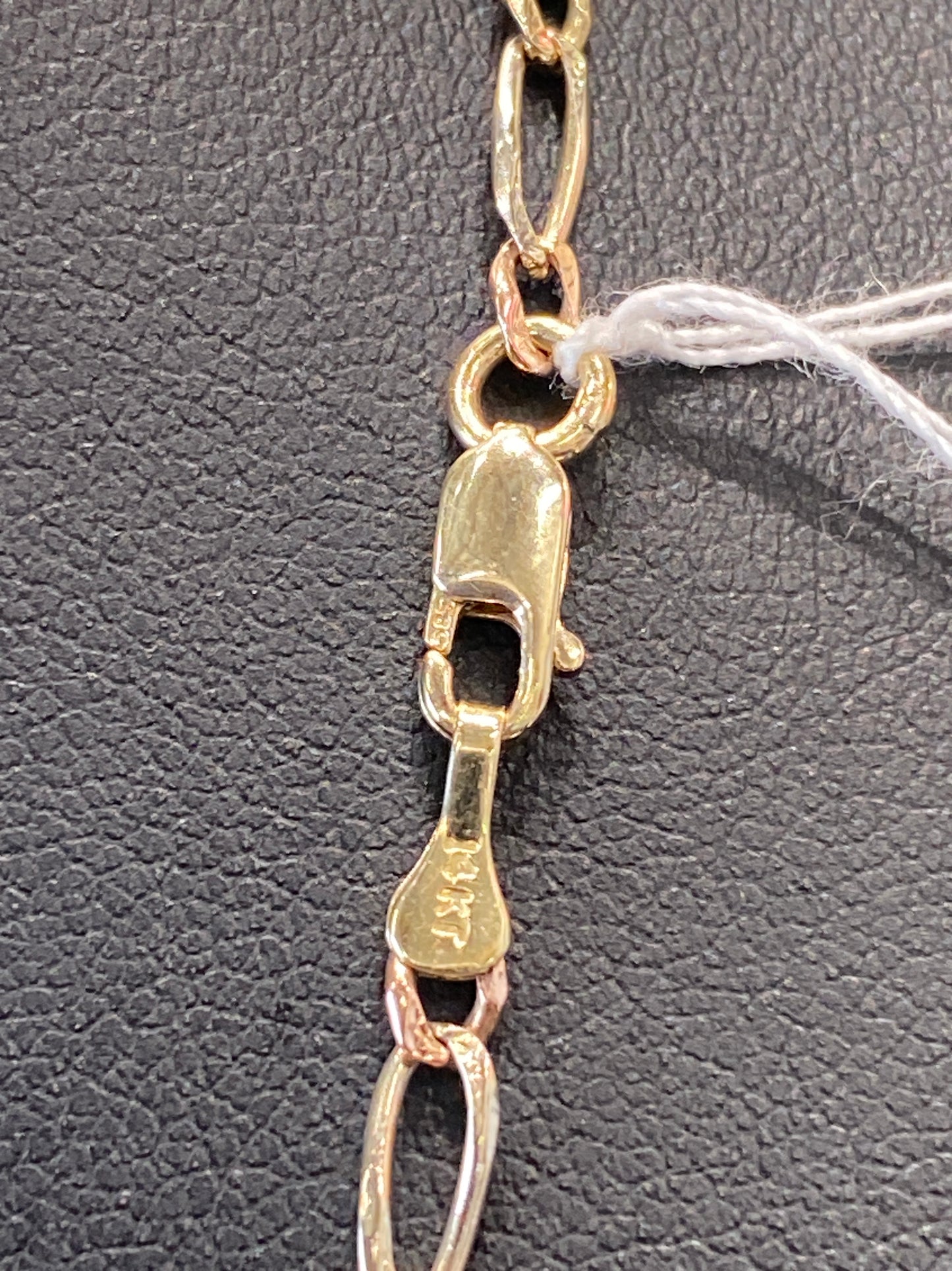 14k Tri Gold Fígaro Chain
