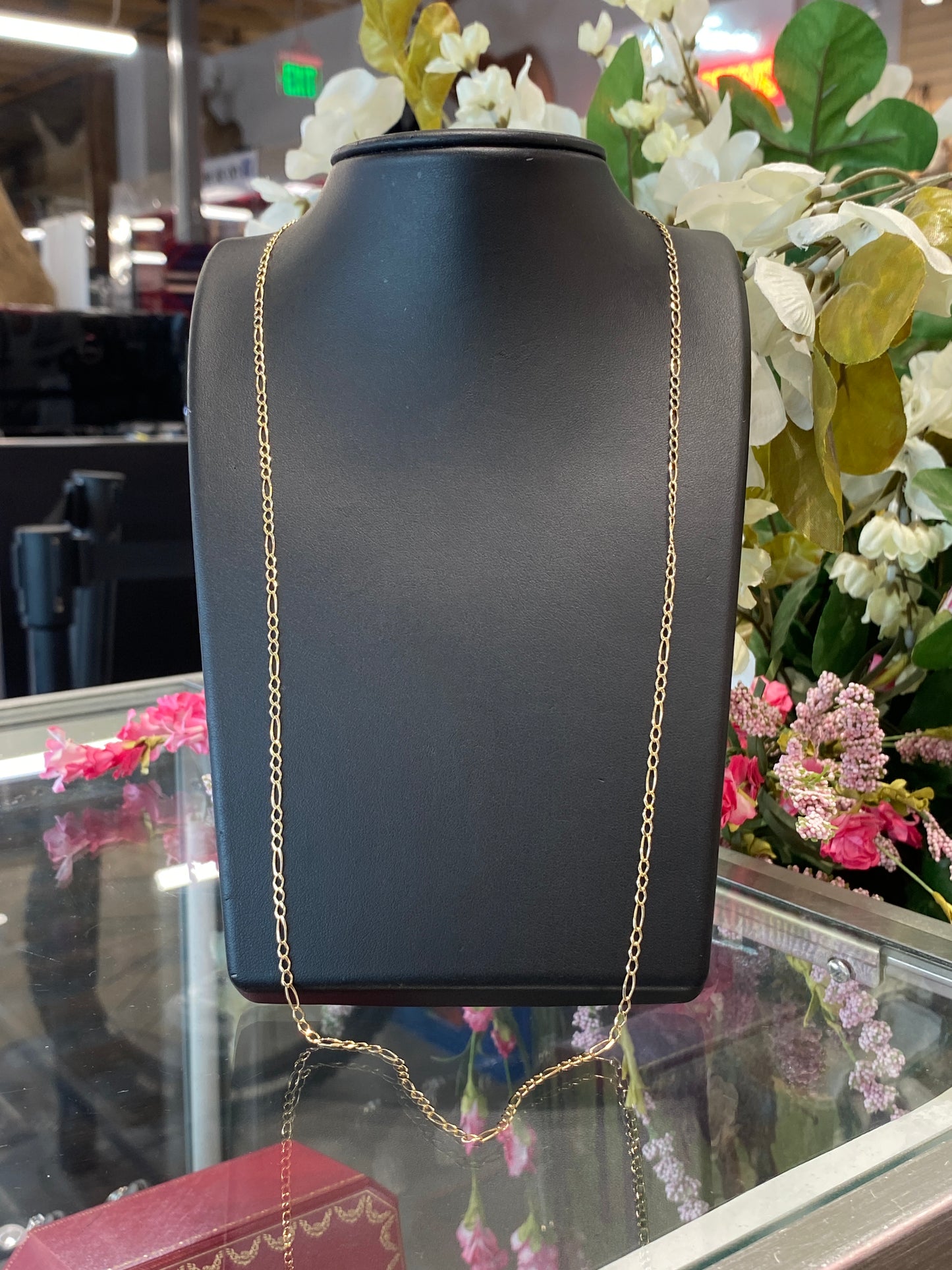 14k Yellow Gold Fígaro Chain