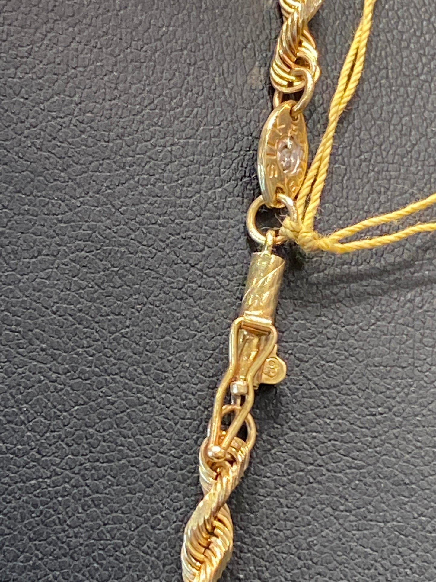 14k Yellow Gold Rope Chain