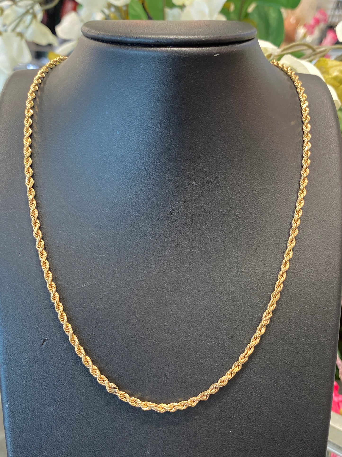 14k Yellow Gold Rope Chain