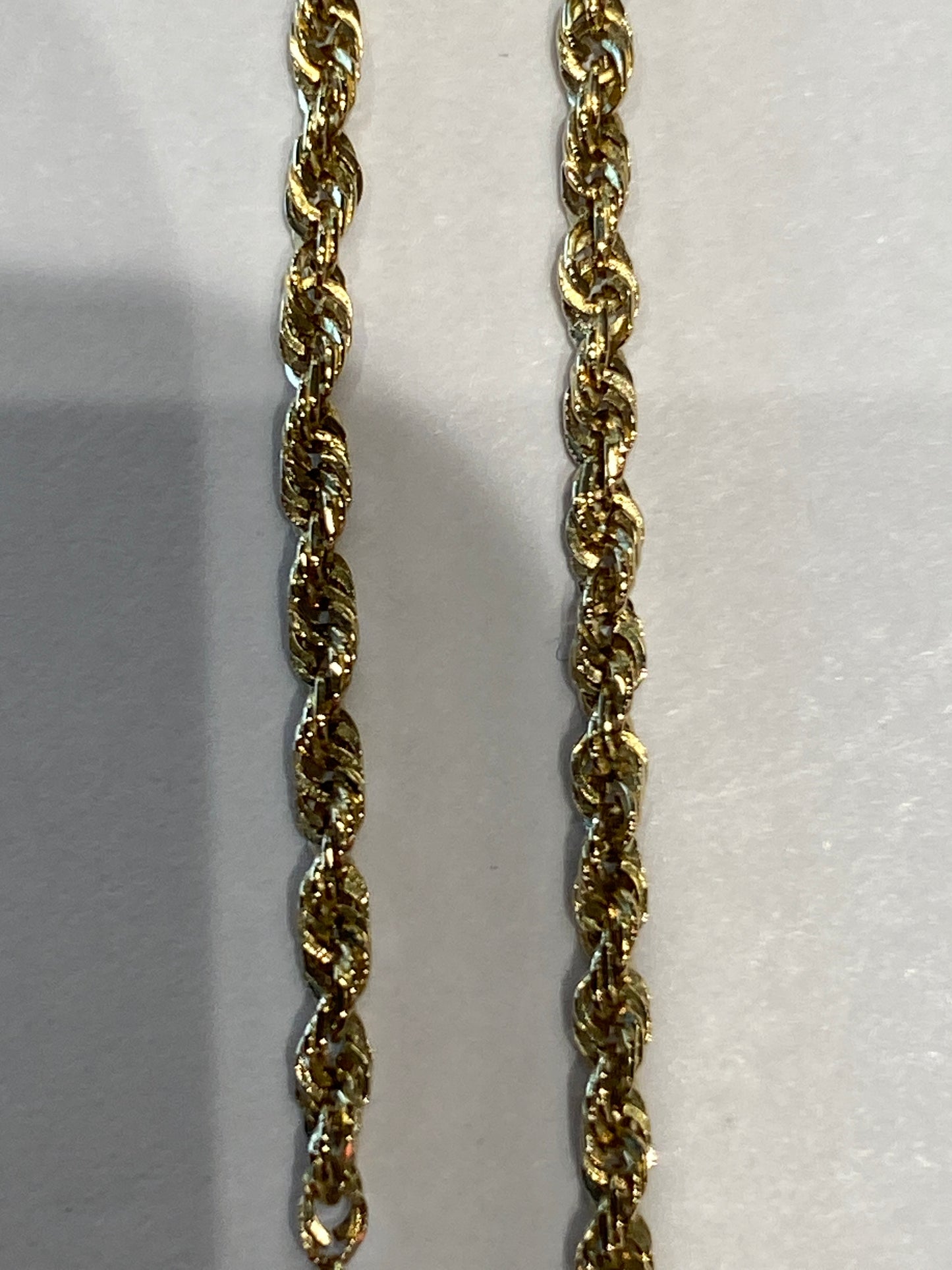 14k Yellow Gold Rope Chain
