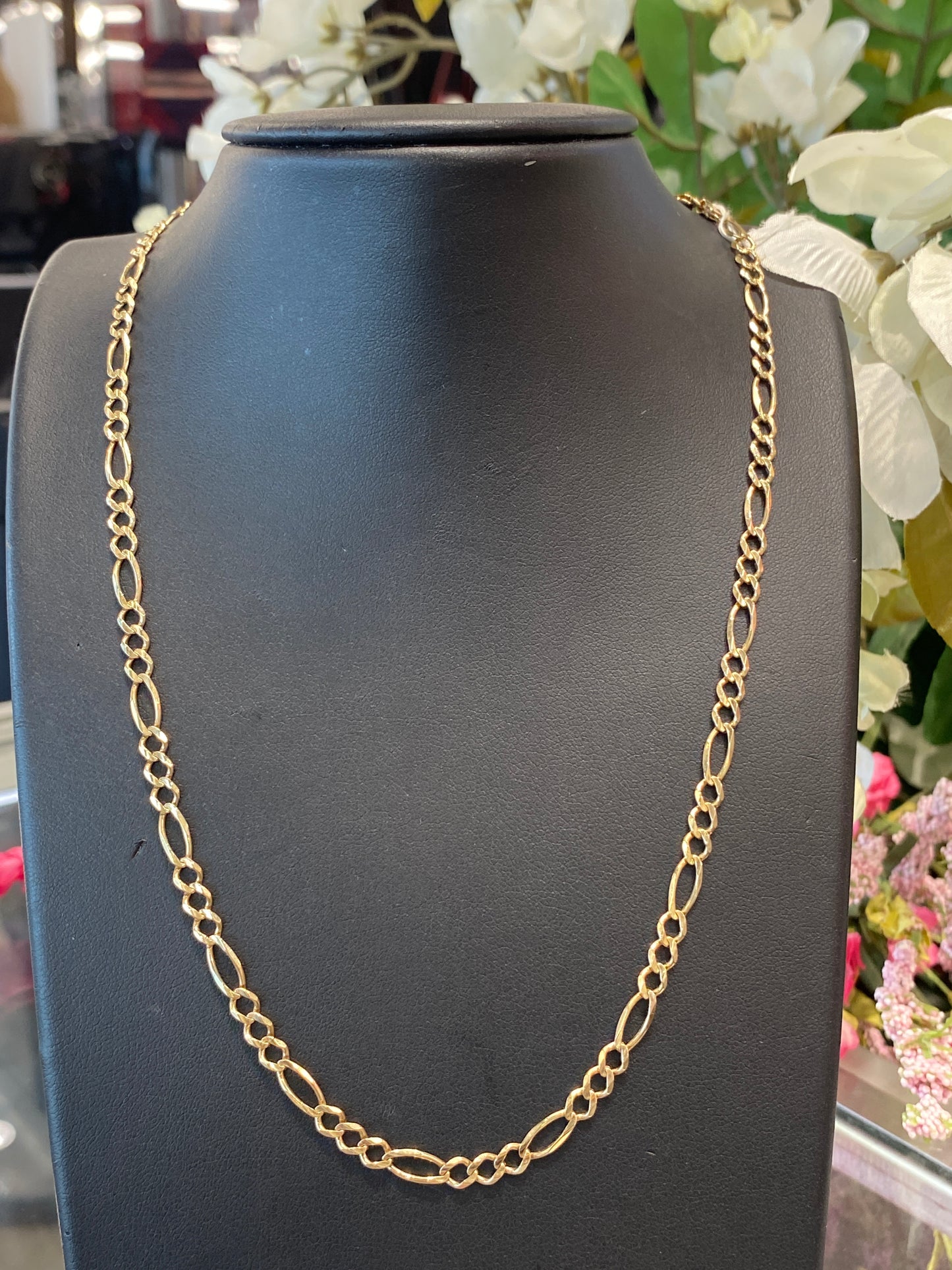 10k Yellow Gold Fígaro Chain