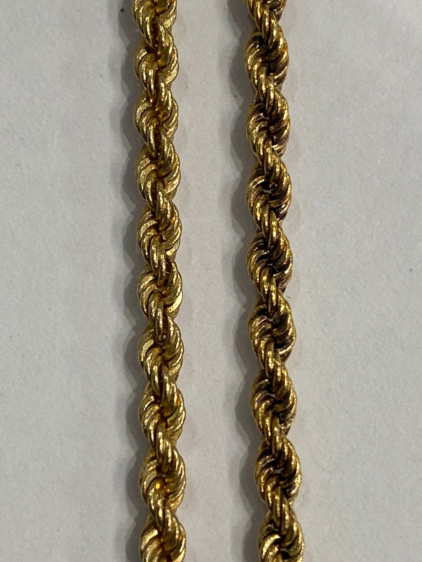 14k Yellow Gold Rope Chain