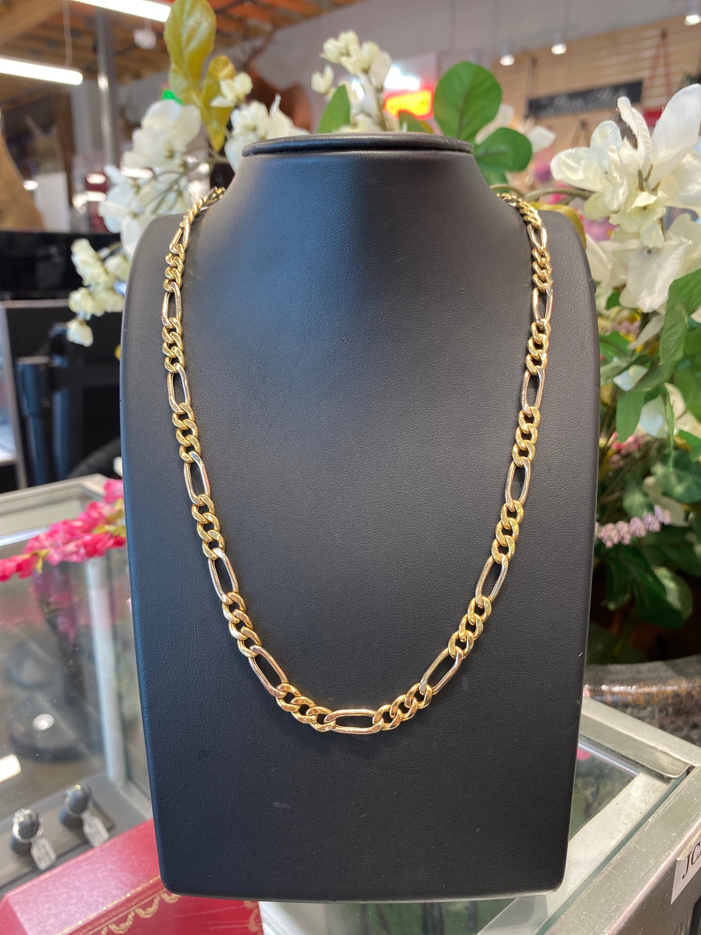 18k Yellow Gold Fígaro Chain