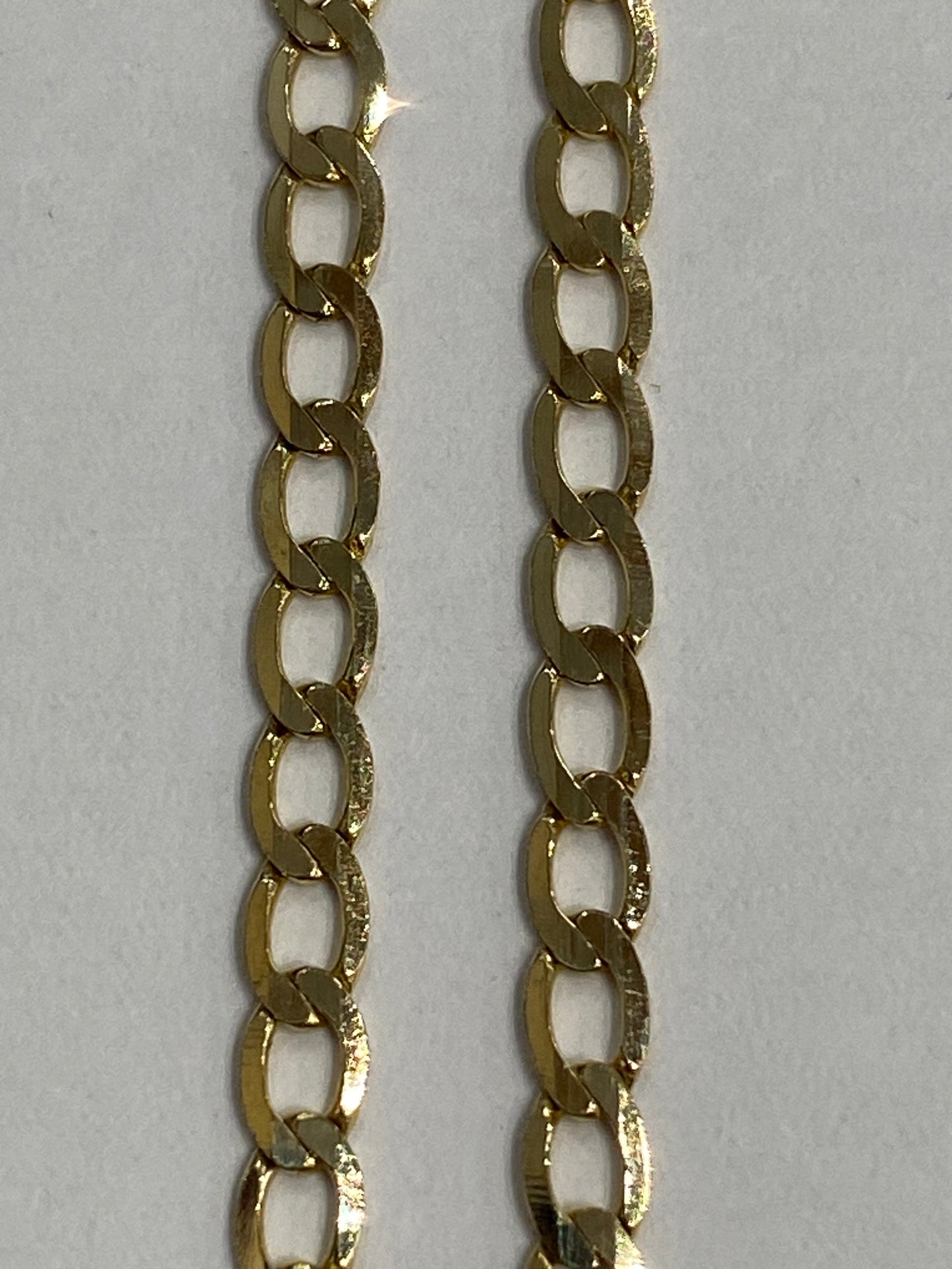 10k Yellow Gold Curb Chain