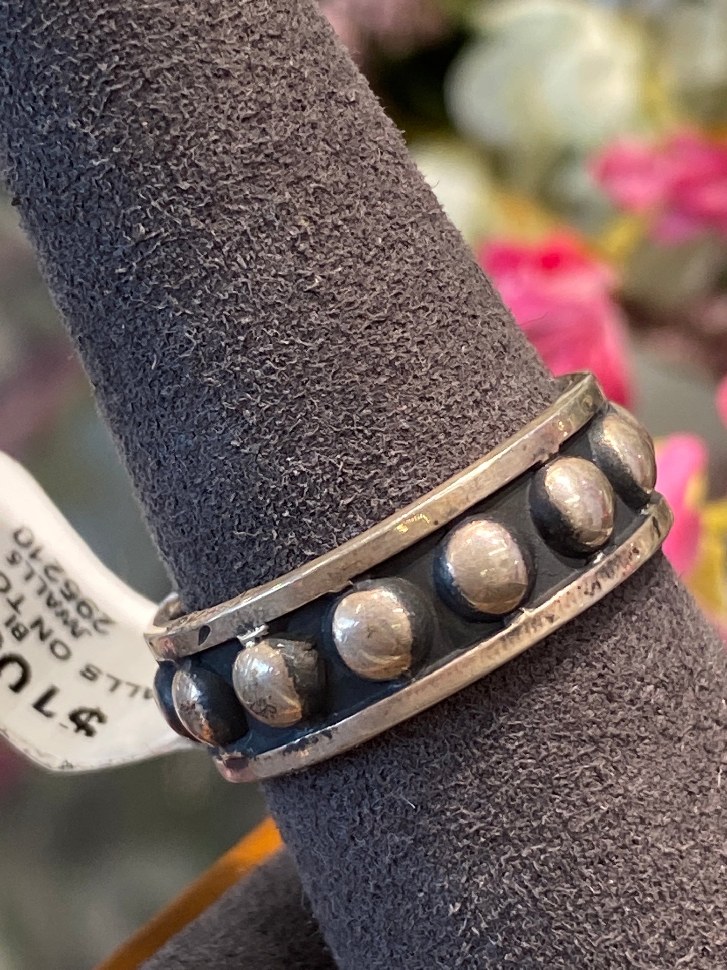Silver Ring With Design