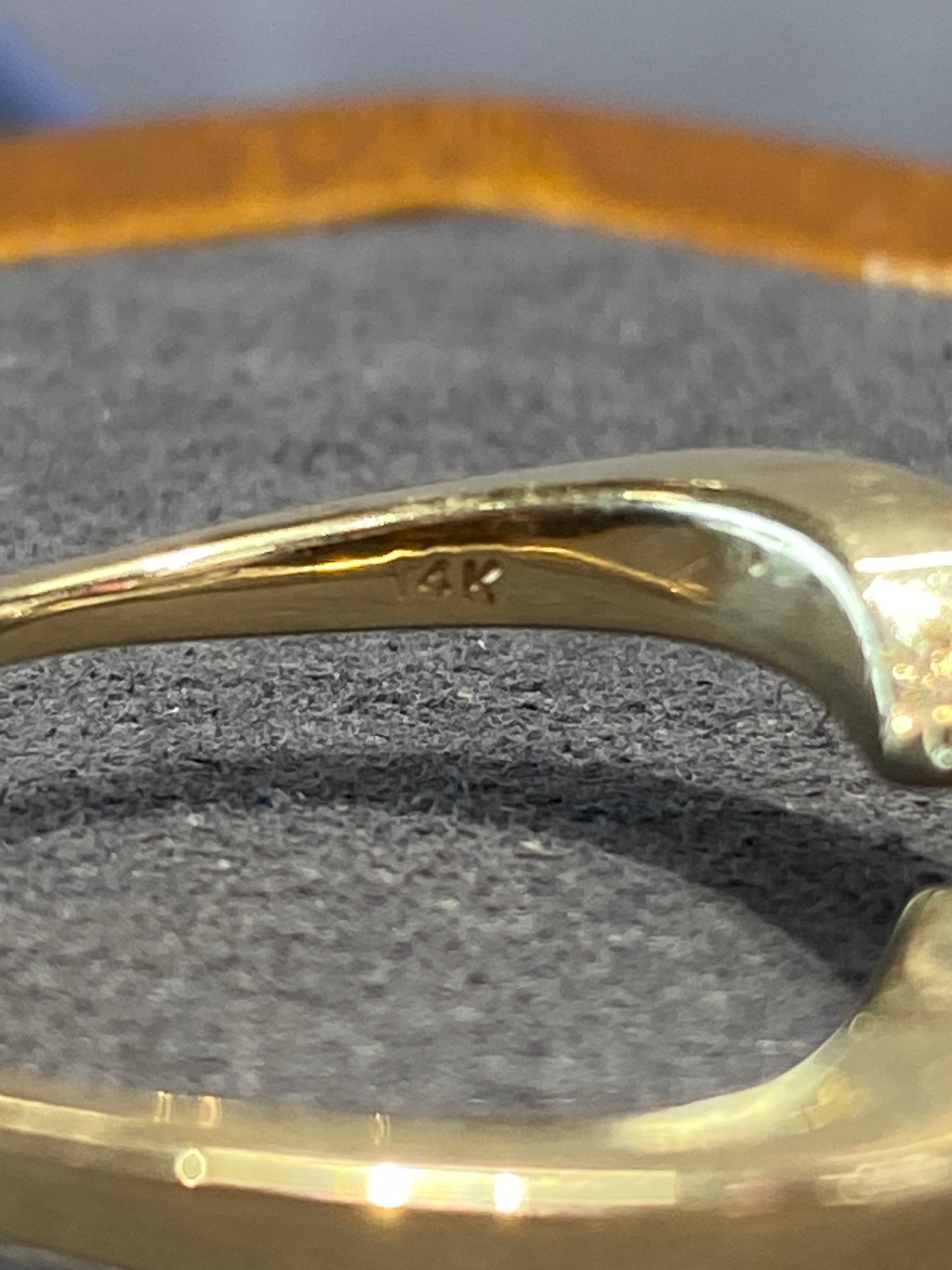 14k Two Tone Wedding Set