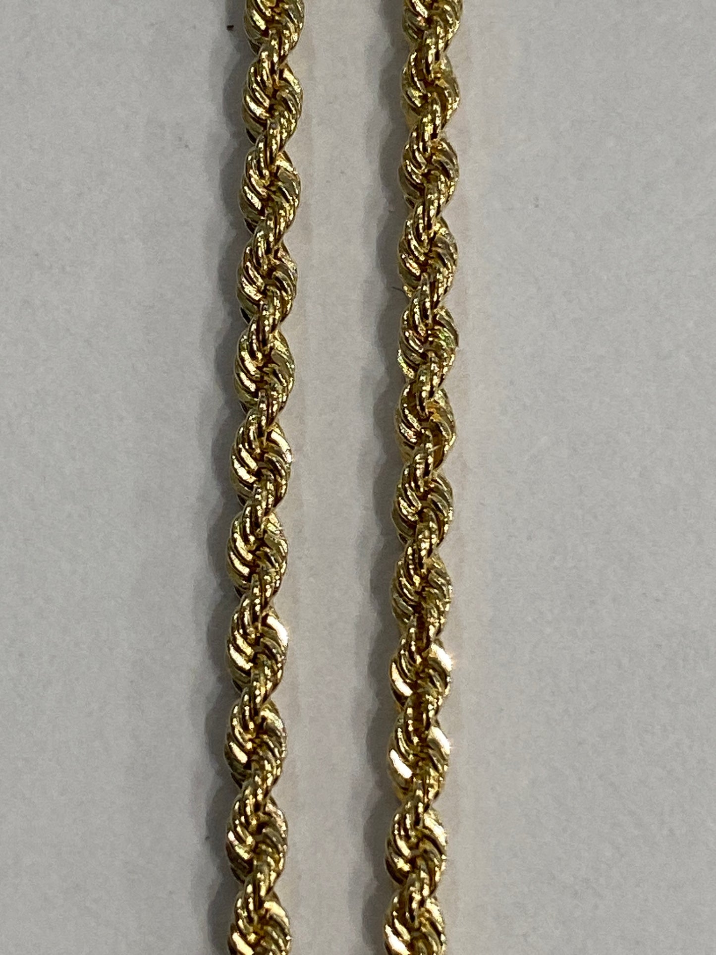 14k Yellow Gold Rope Chain