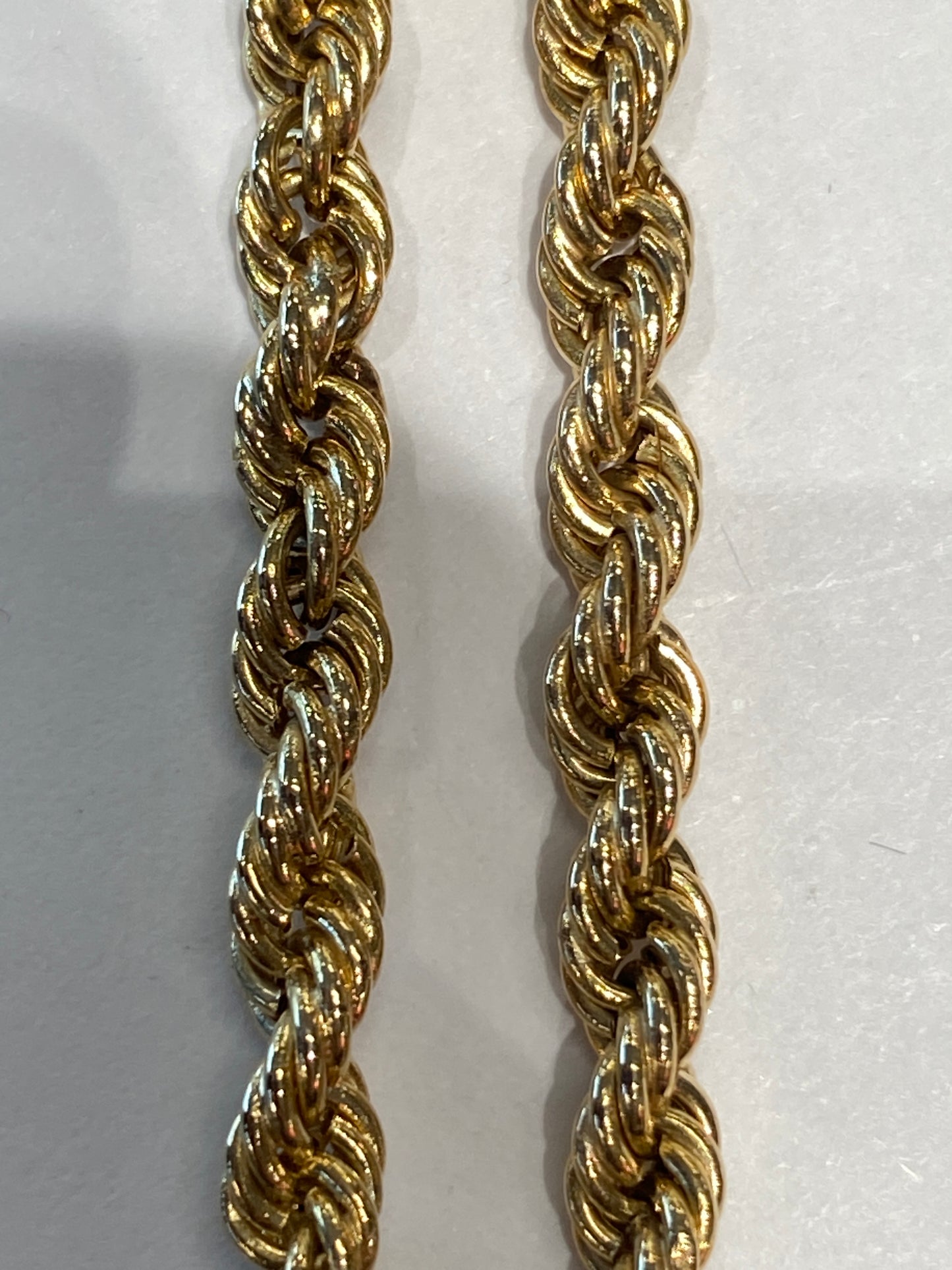 14k Yellow Gold Rope Chain
