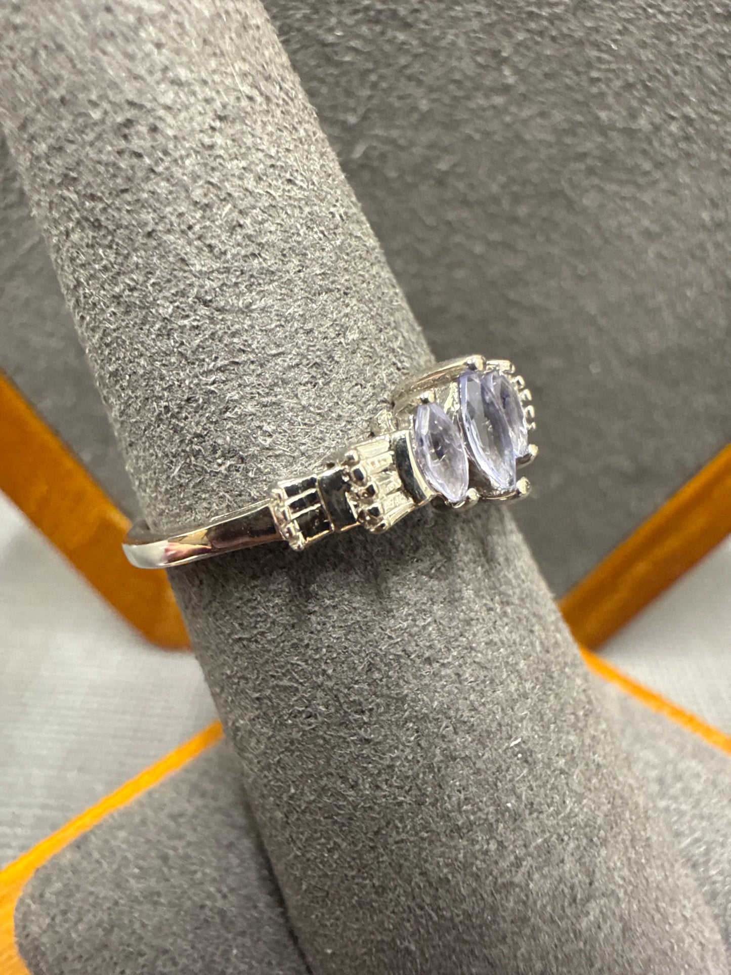 White gold ring