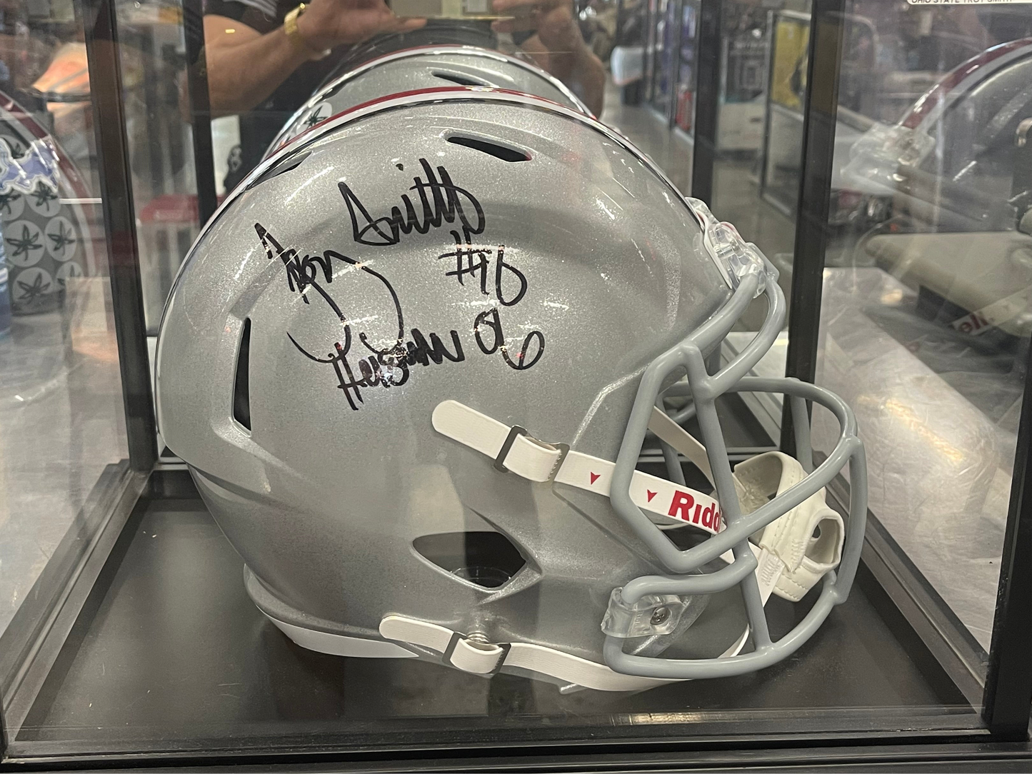 Troy Smith Autographed Ohio State Helmet
