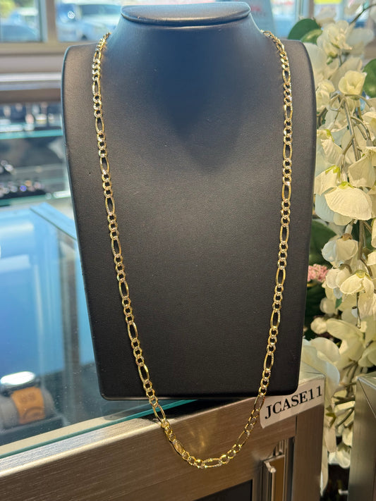 Gold figaro chain