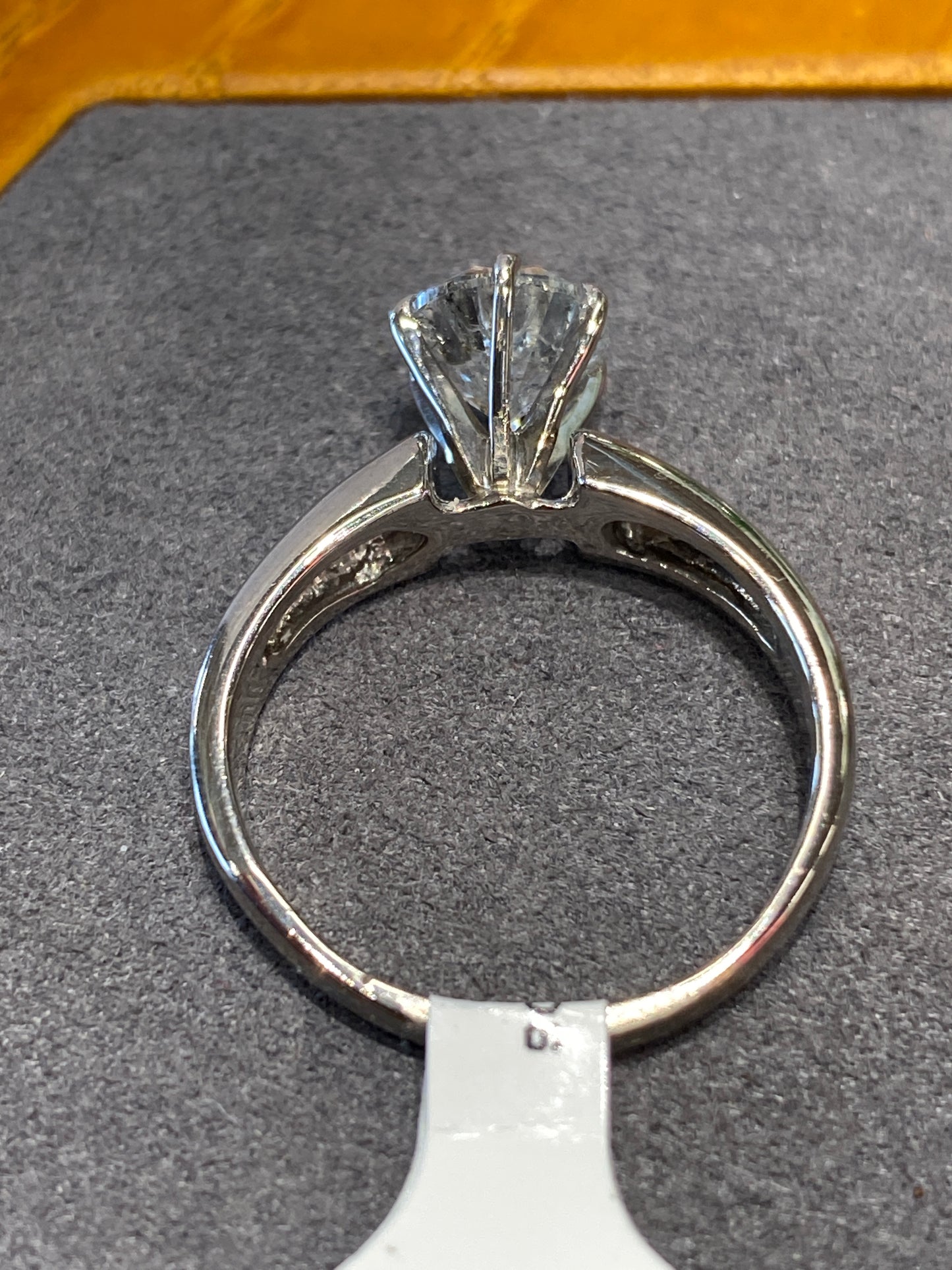 14k White Gold Diamond Engagement Ring