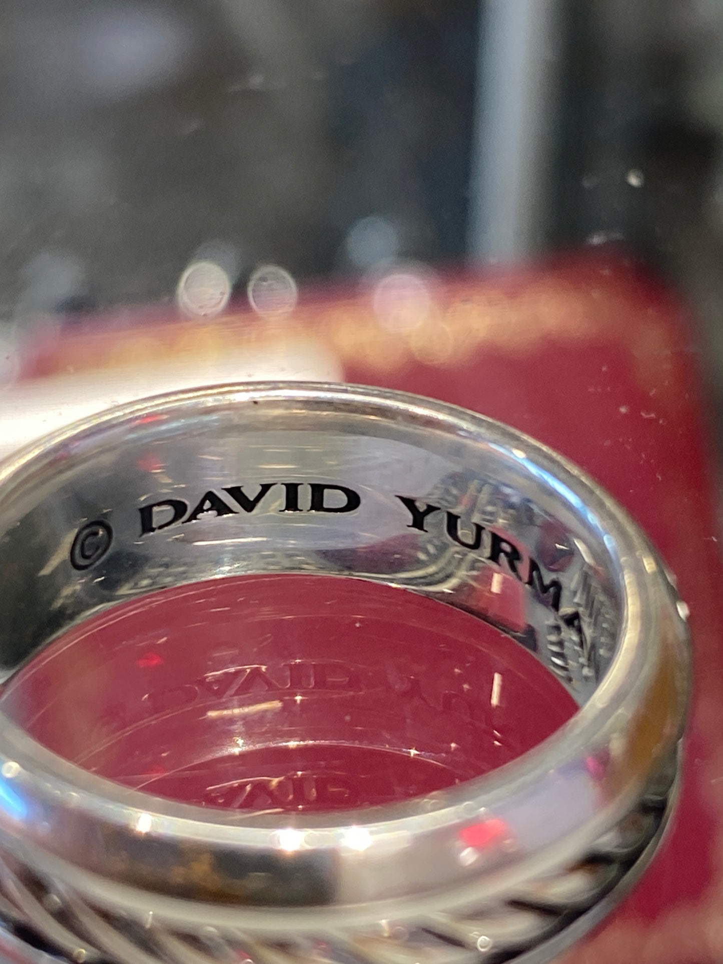 Silver David Yurman Band