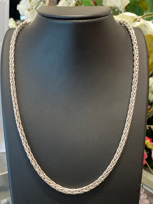 14k White Gold Chain