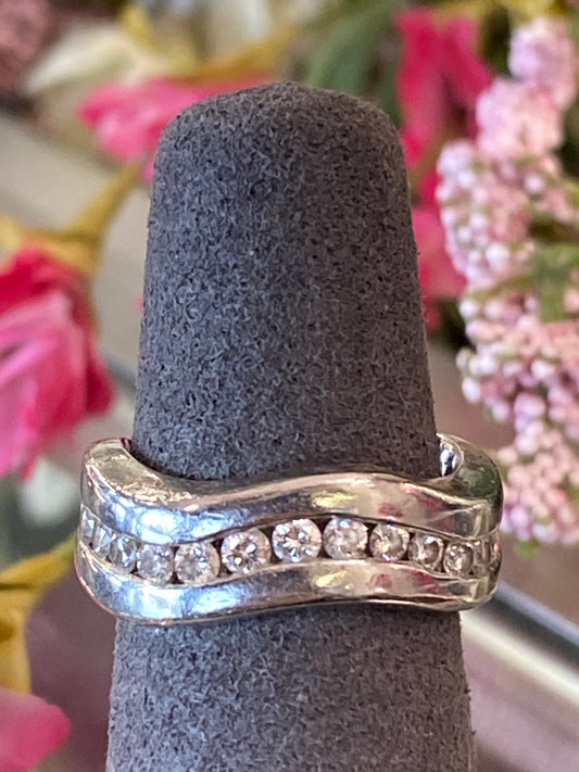 Platinum Diamond Eternity Gauthier Band
