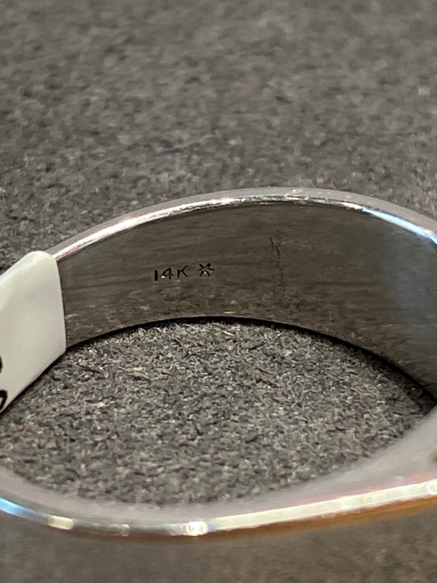14k White Gold Diamond Engagement Ring