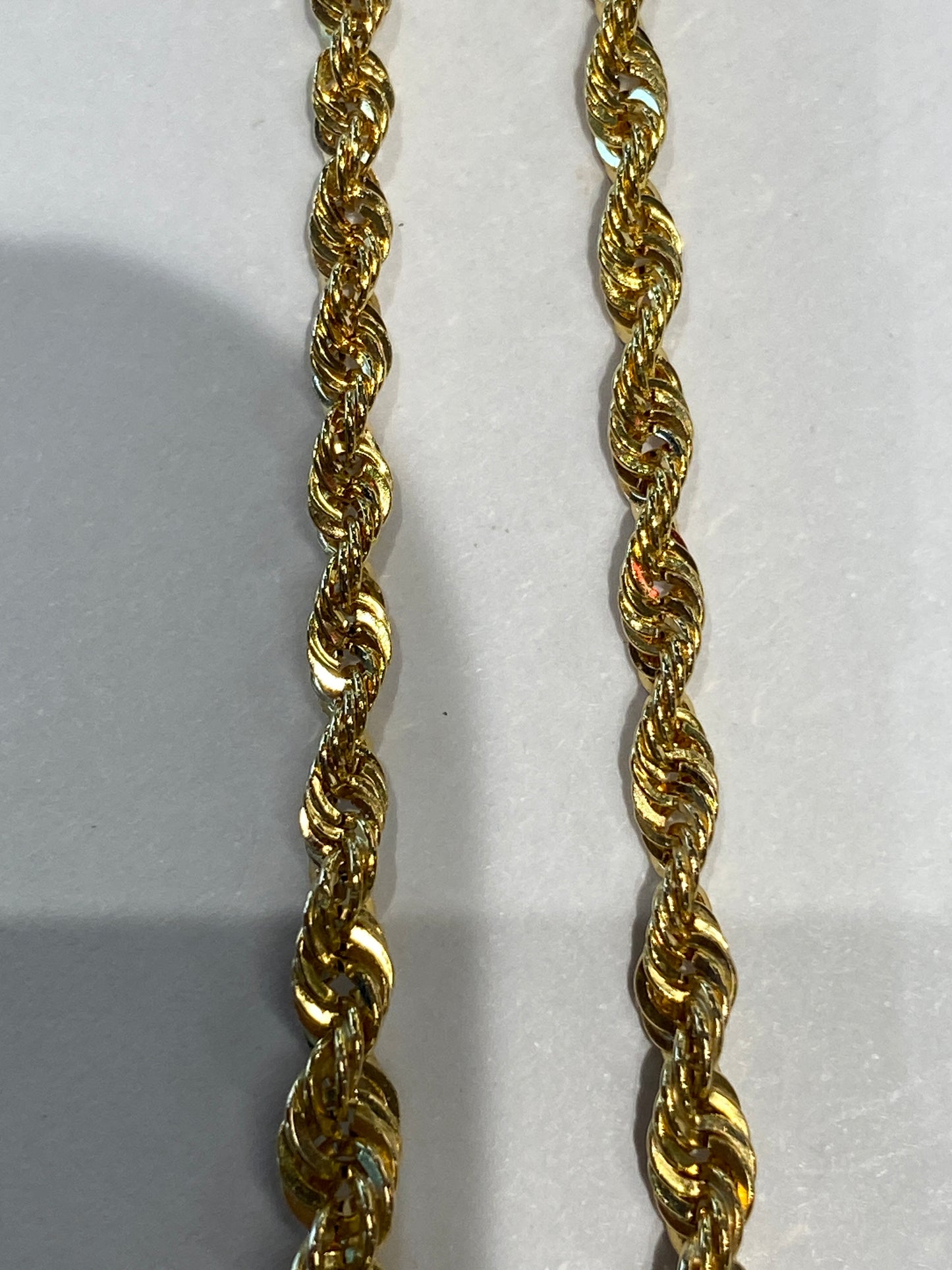 14k Yellow Gold Rope Chain