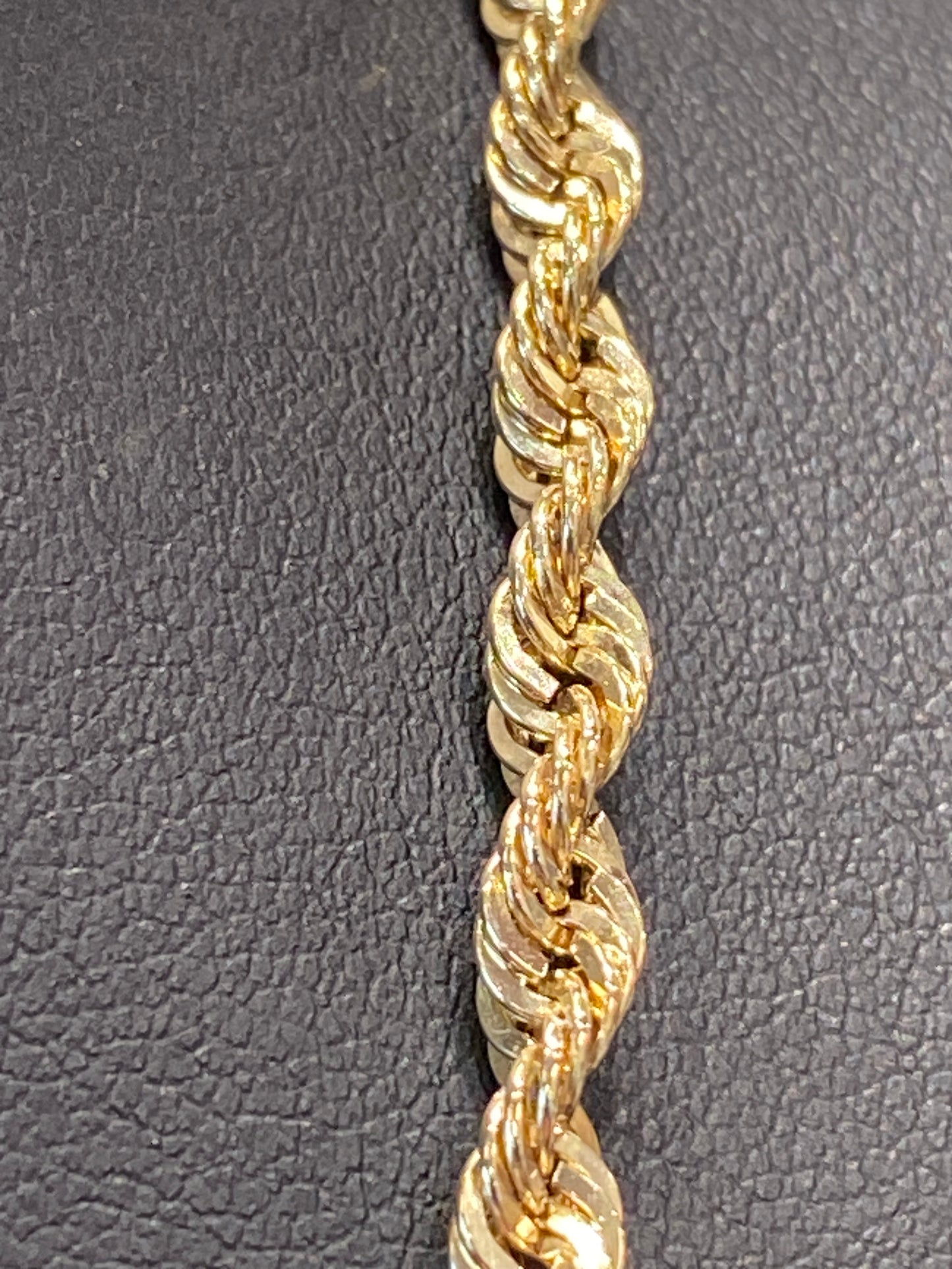 14k Yellow Gold Rope Chain