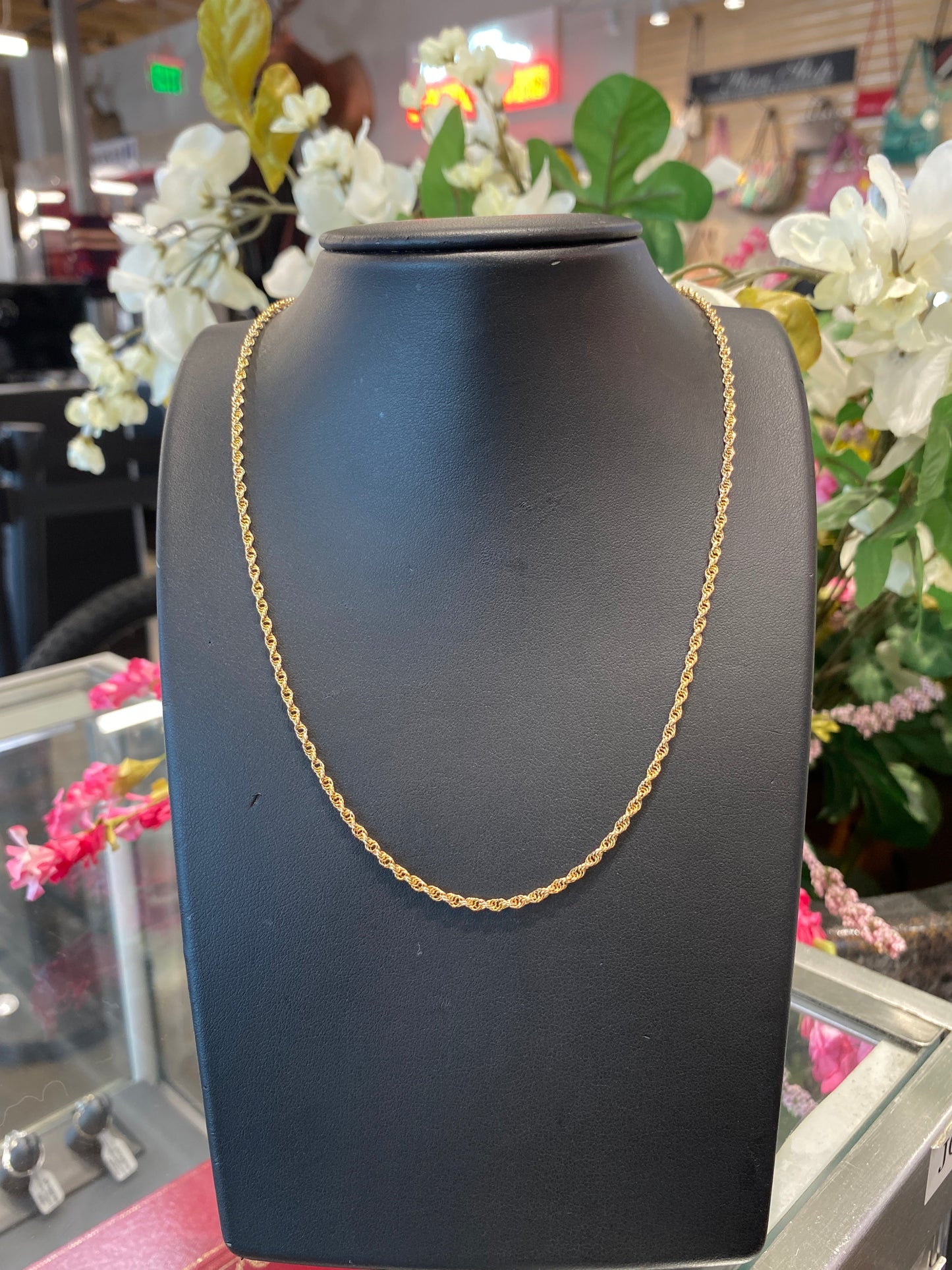 14k Yellow Gold Rope Chain