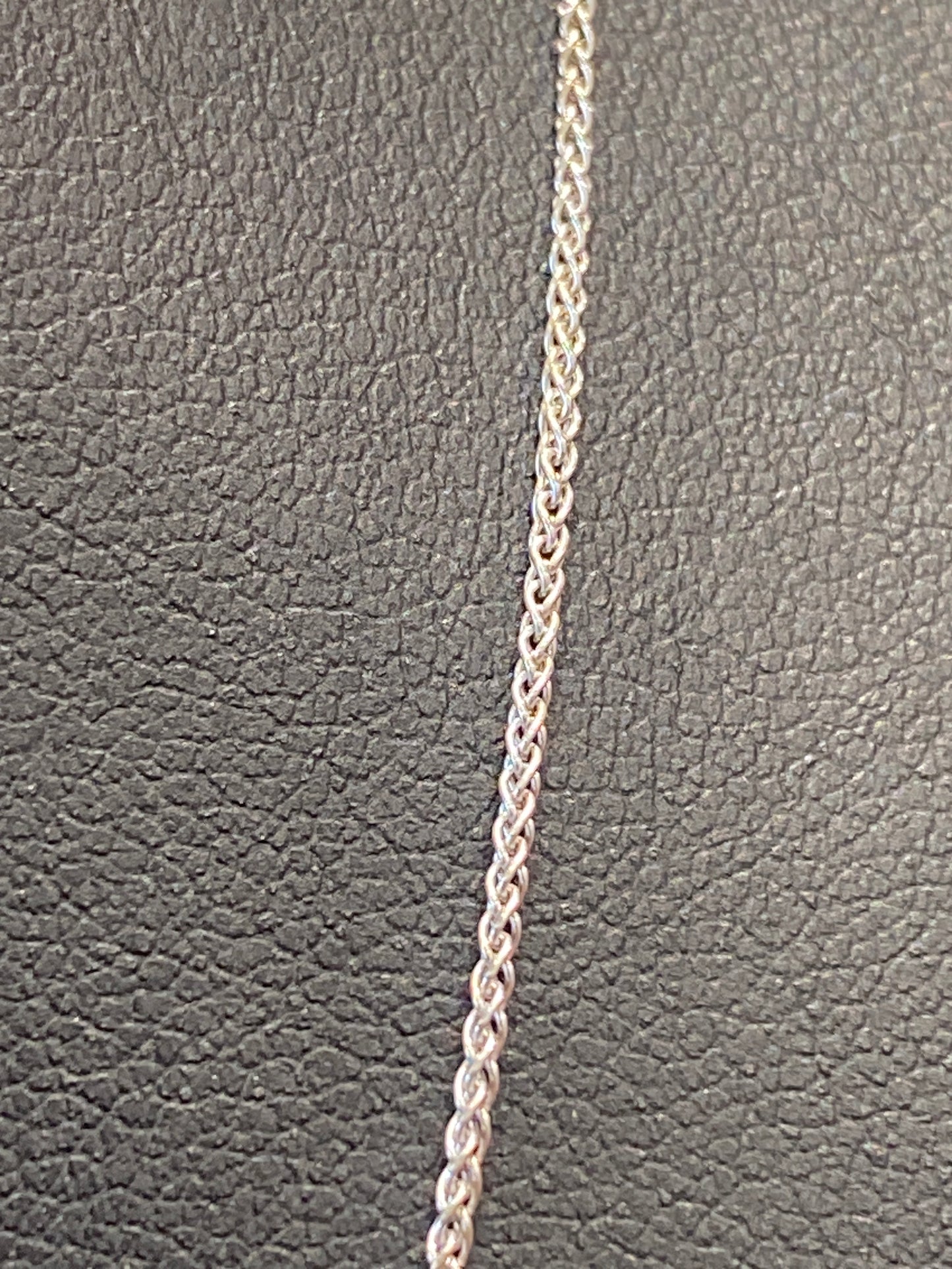 14k White Gold Link Chain