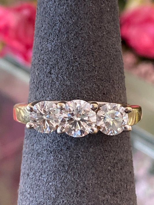 14k Yellow Gold Engagement Ring