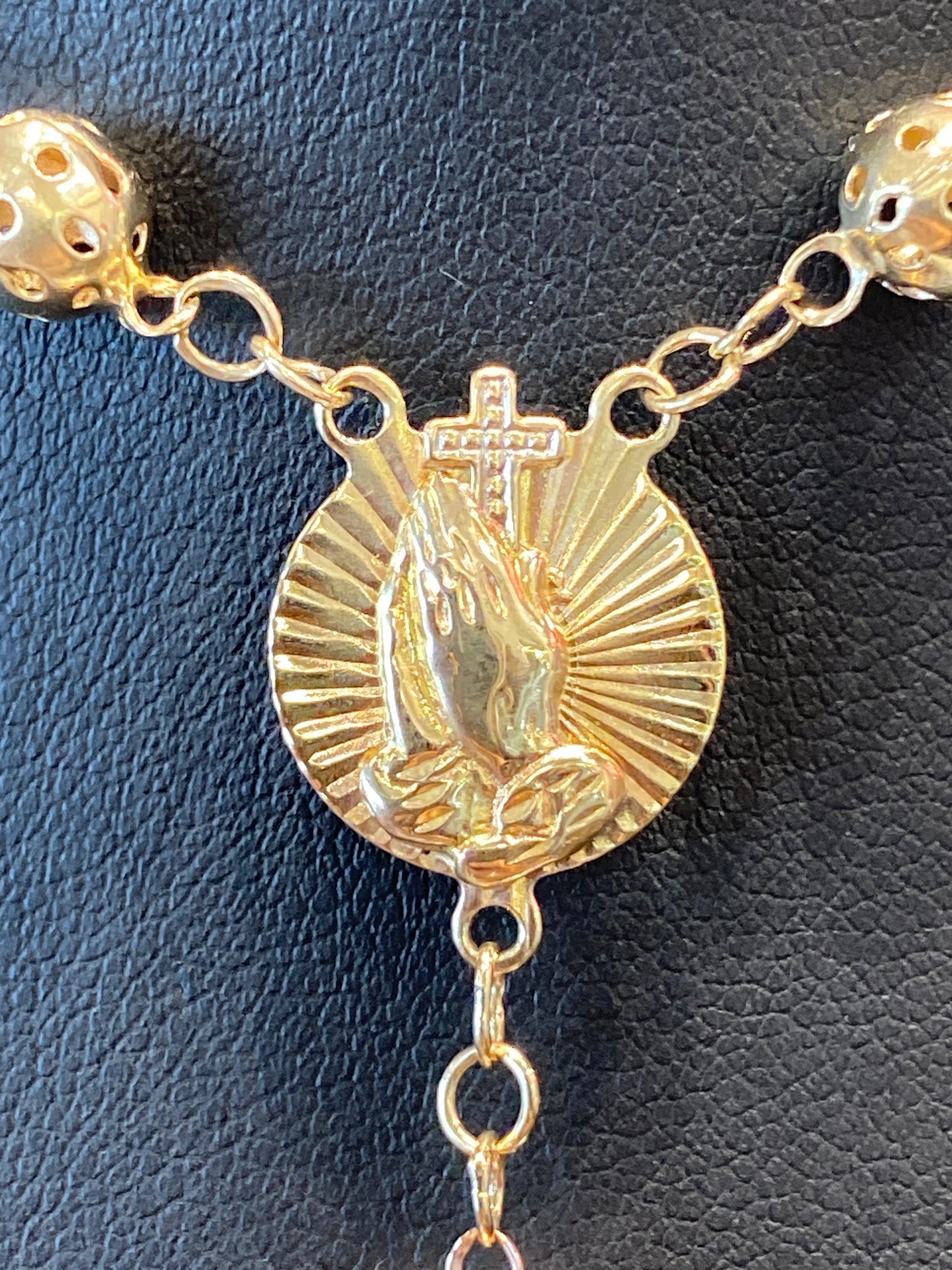 14k Two Tone Rosary