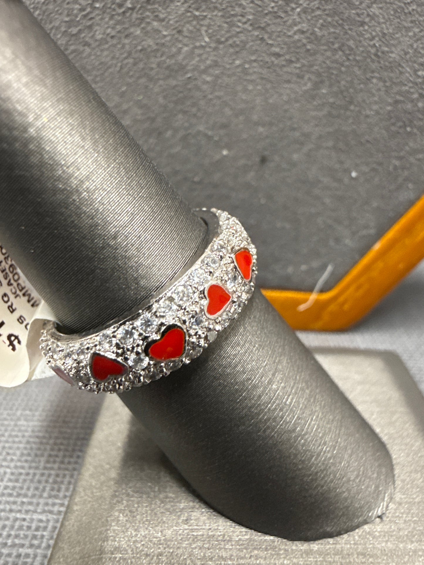 Silver eternity ring