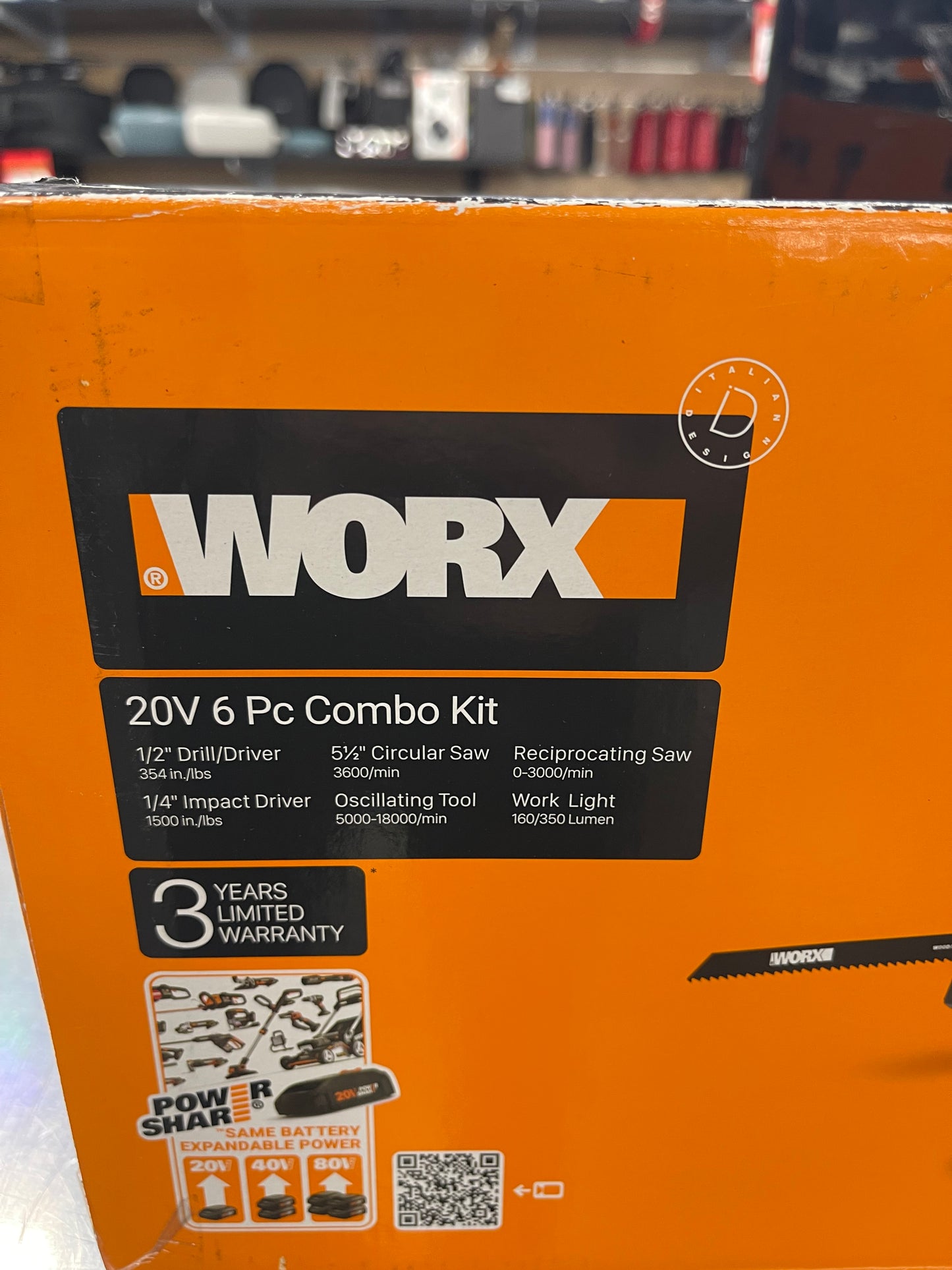 WORX 6pc Tool Combo Kit (152350) MMP