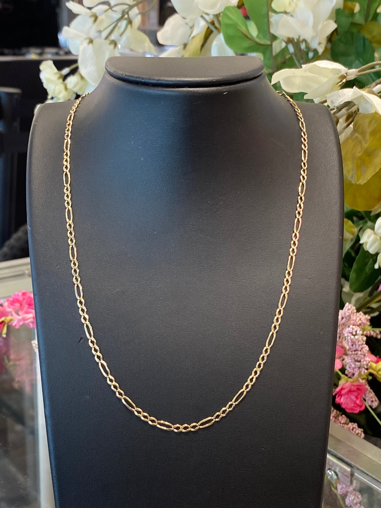 14k Yellow Gold Fígaro Chain
