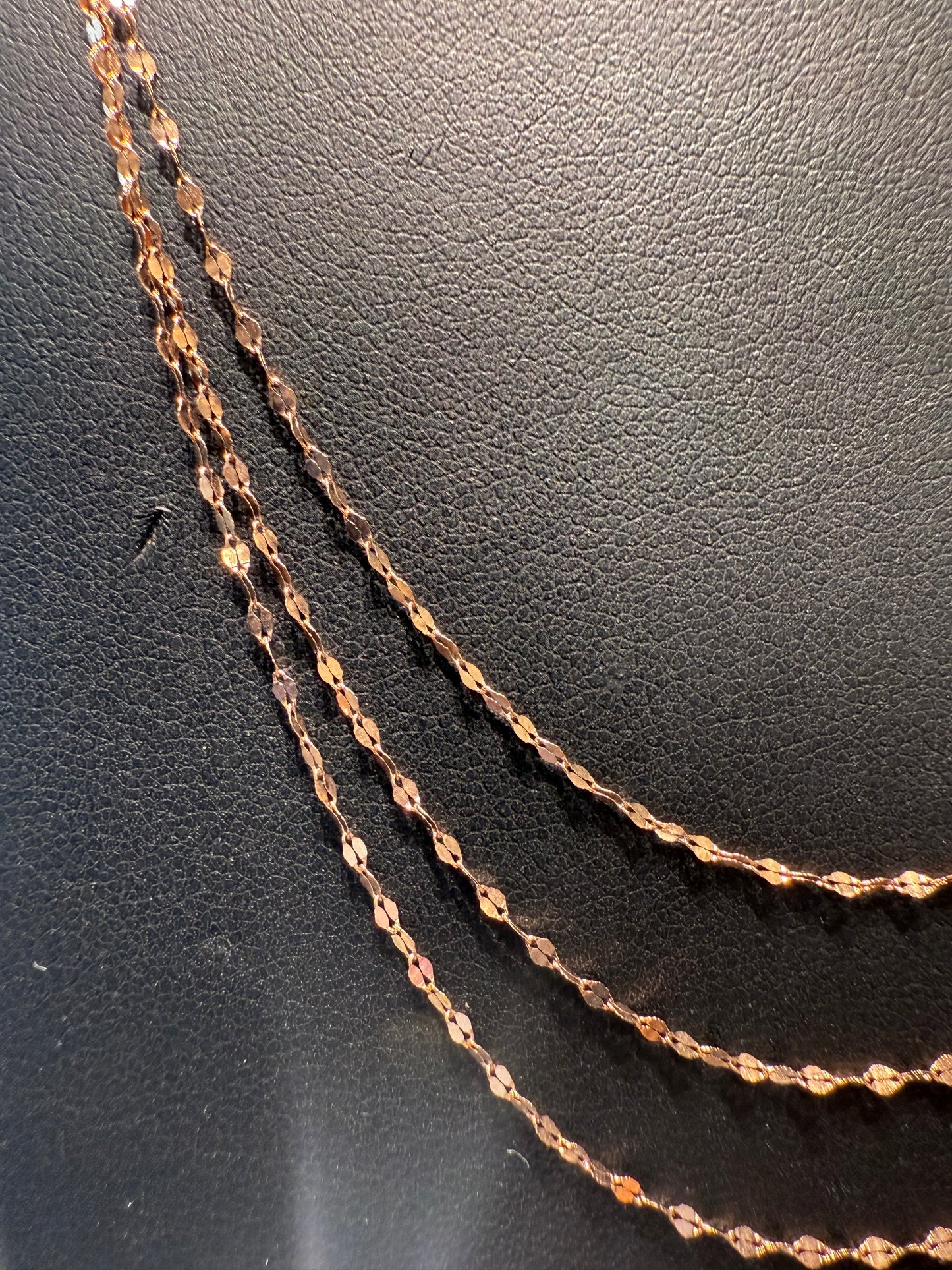 Rose gold chain