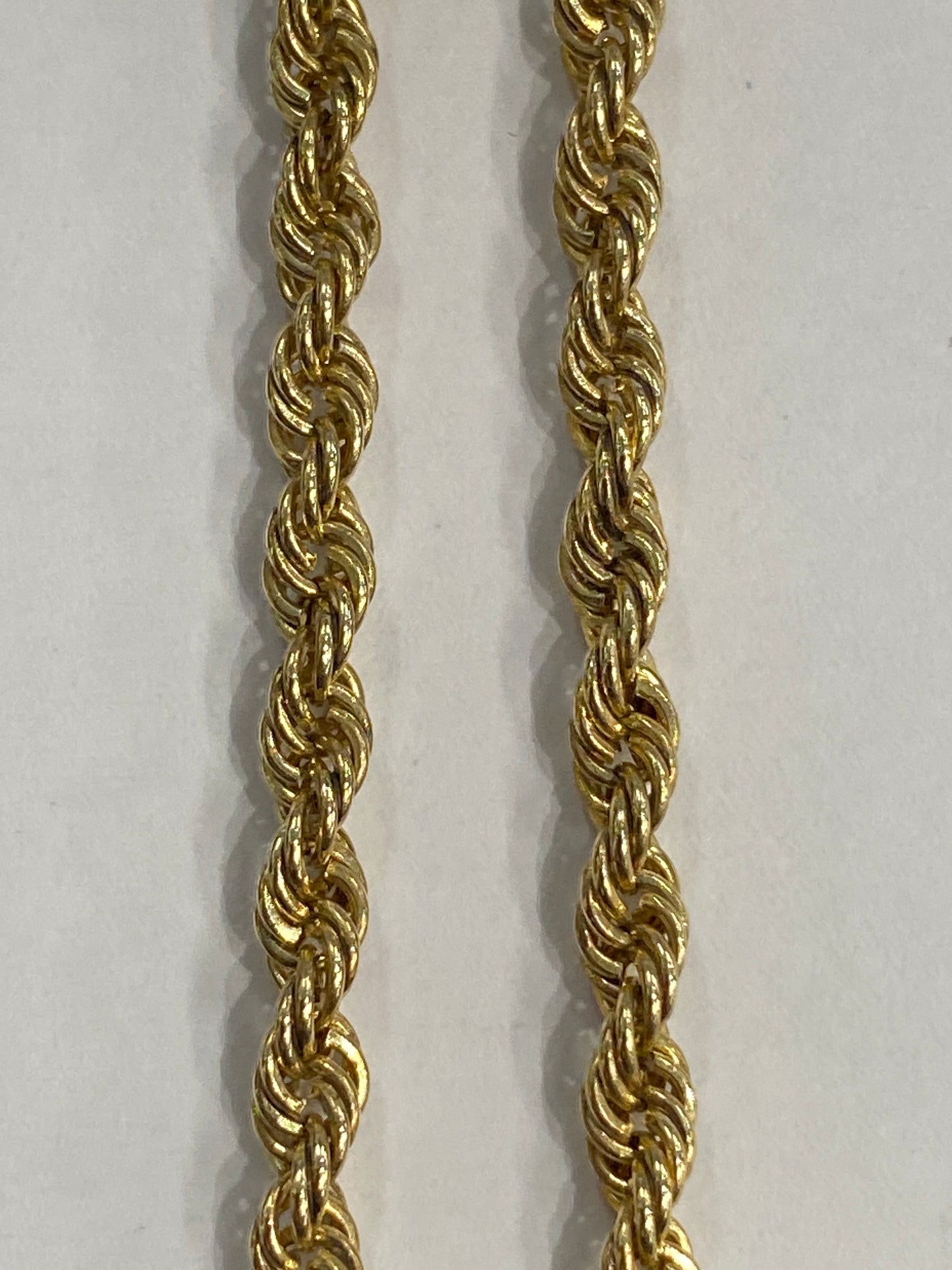 14k Yellow Gold Rope Chain
