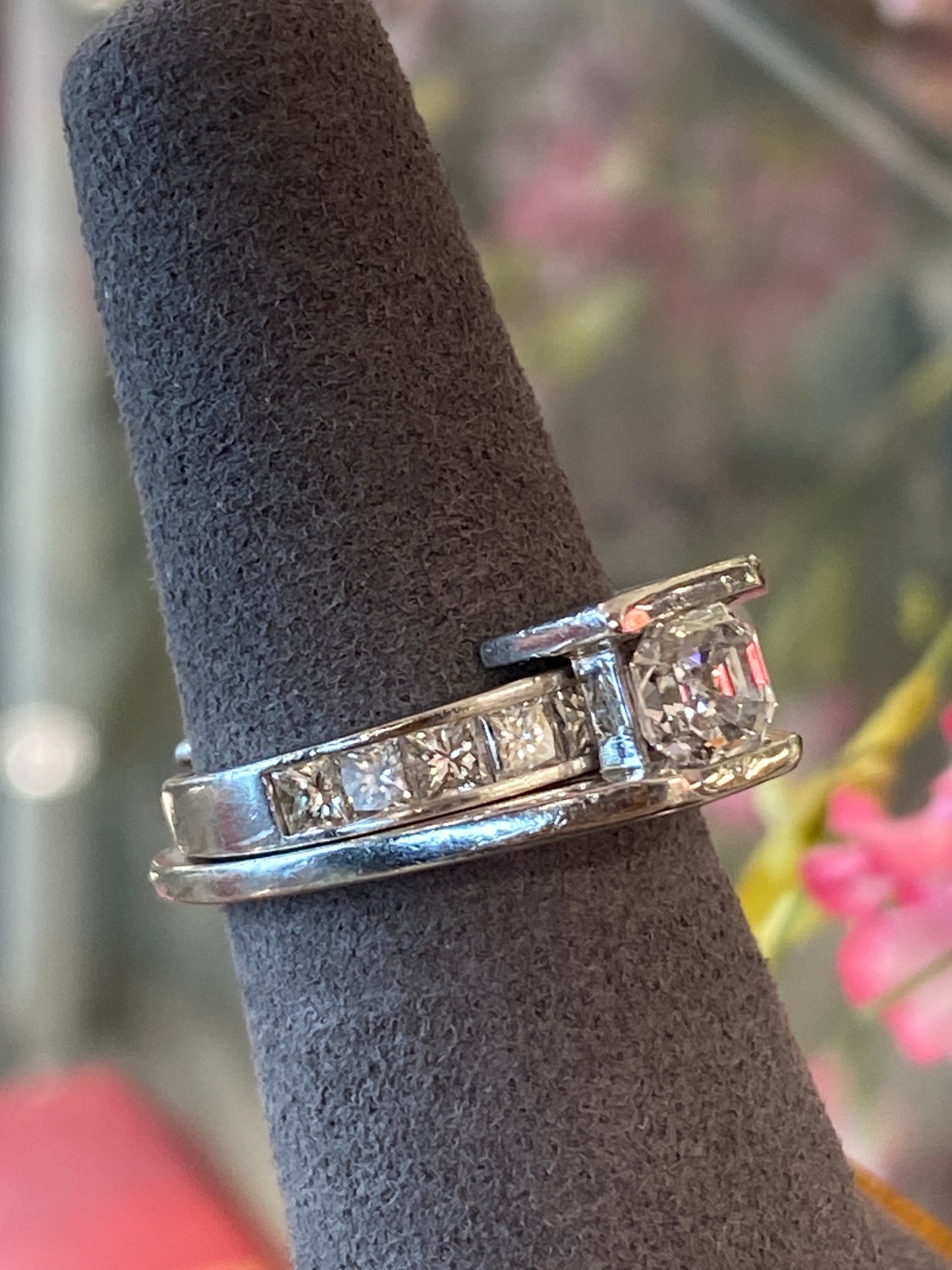 Platinum Diamond Wedding Set