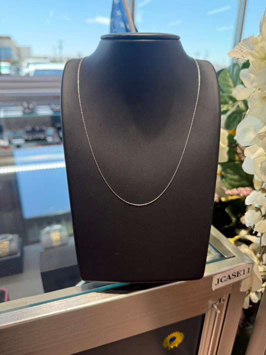 White gold chain