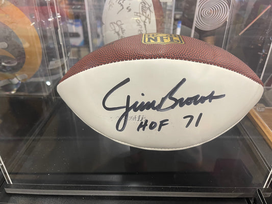 Jim Brown Signed Football