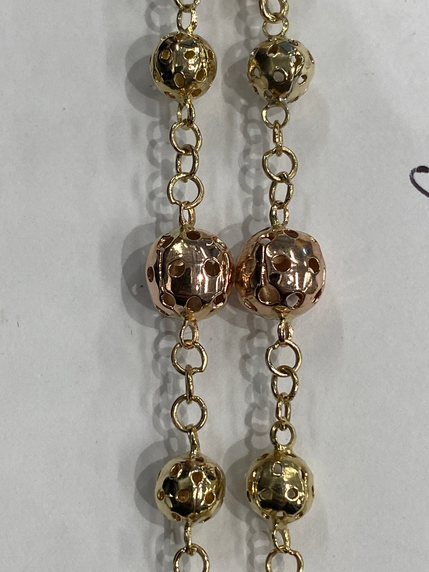 14k Two Tone Rosary