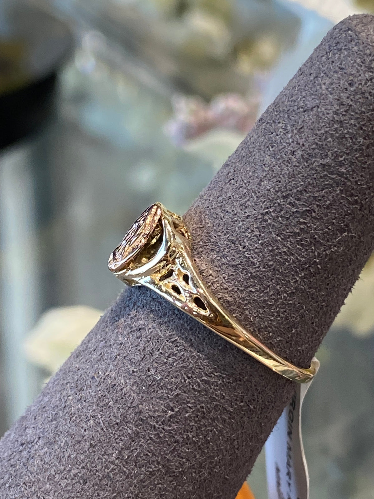 10k Two Tone Virgin Mary Ring