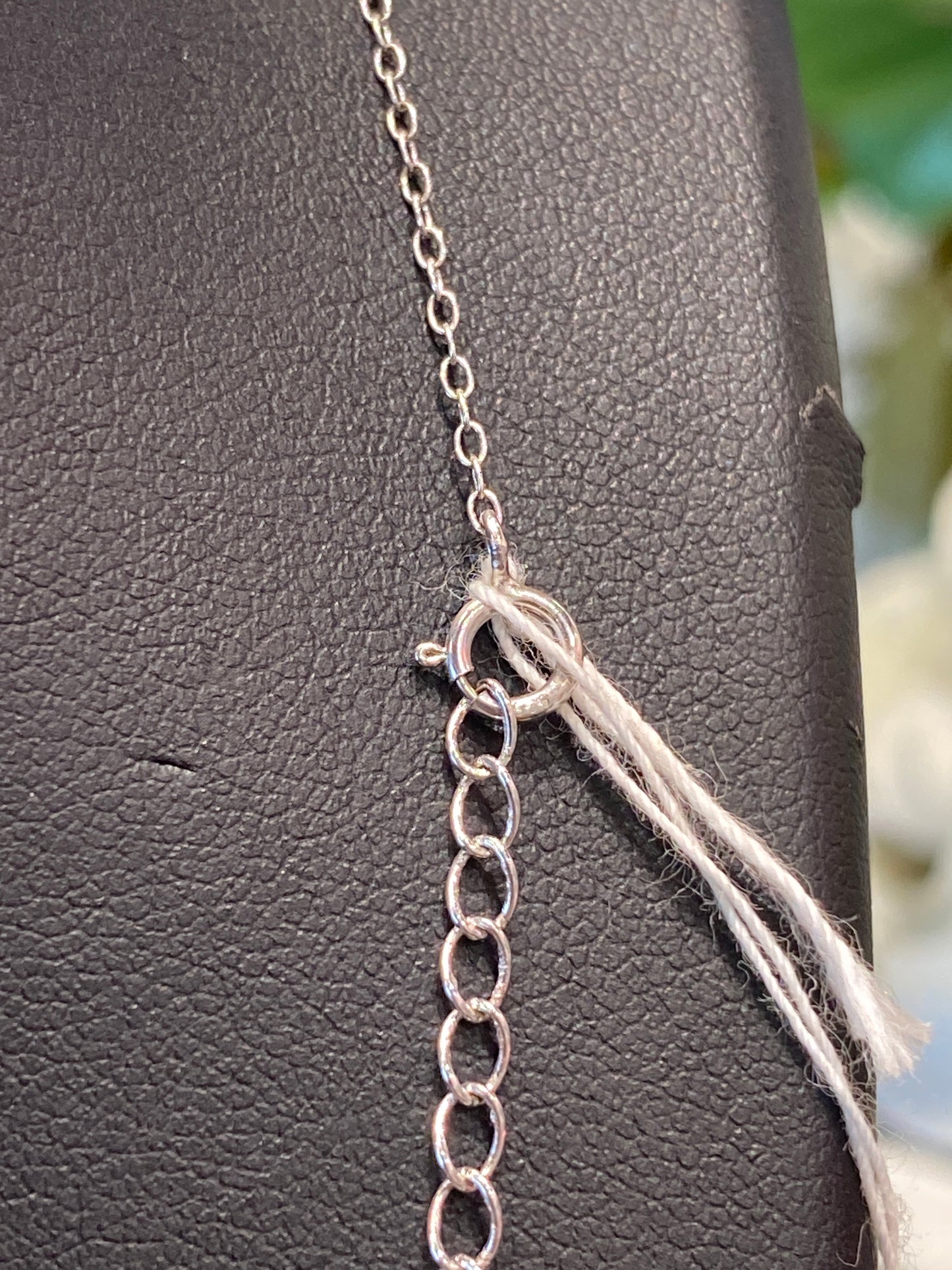 Silver Chain W/ Eye Pendant