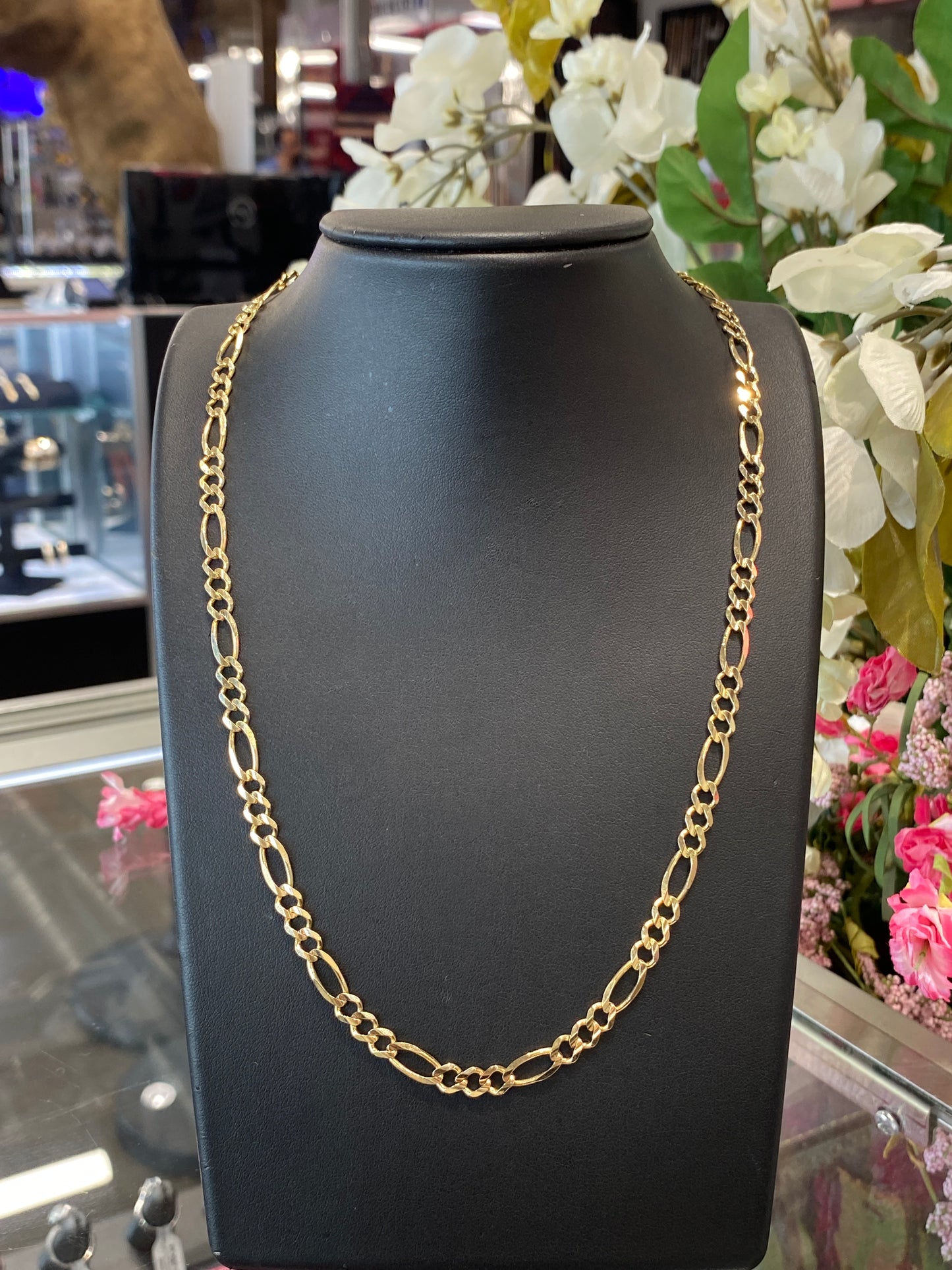 14k Yellow Gold Fígaro Chain