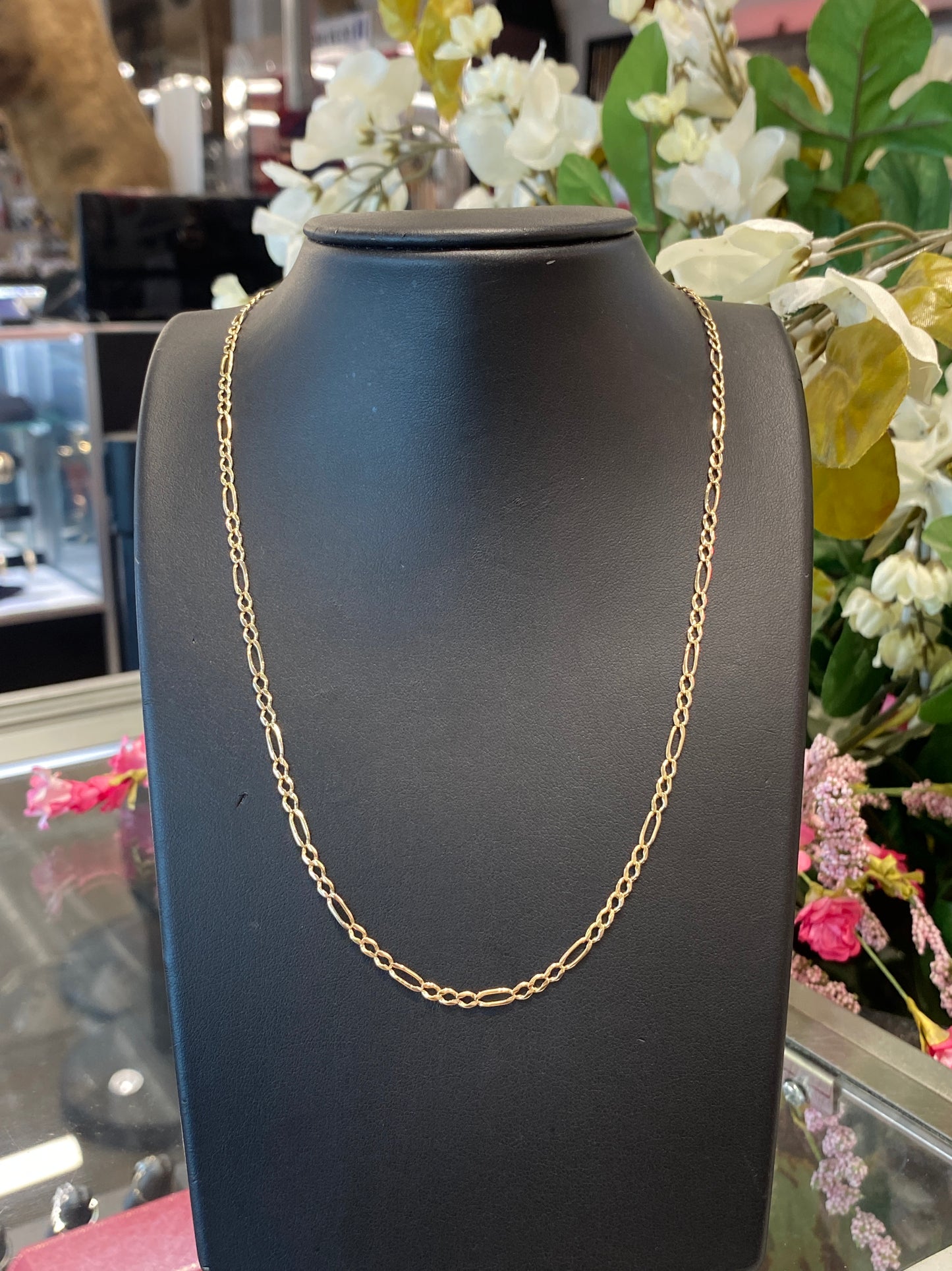 14k Yellow Gold Fígaro Chain