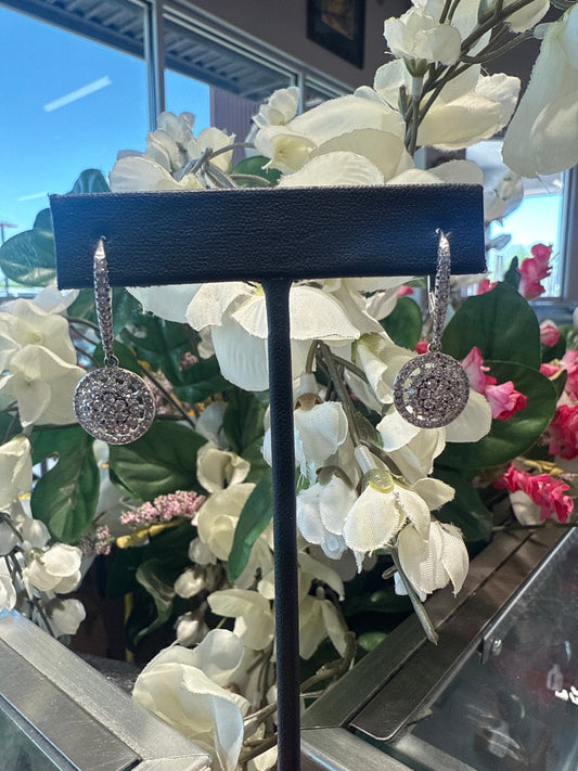 Silver earrings