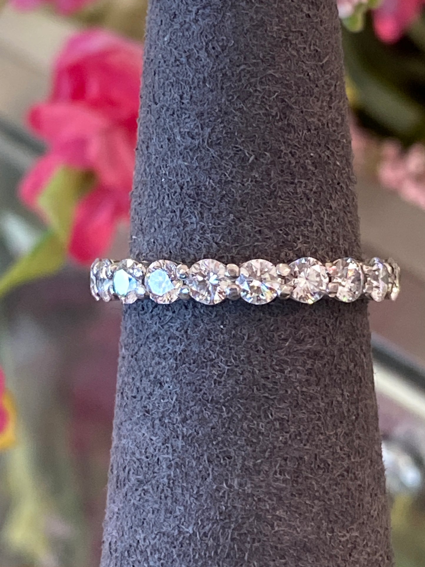 Platinum Diamond Eternity Tiffany & Co Band