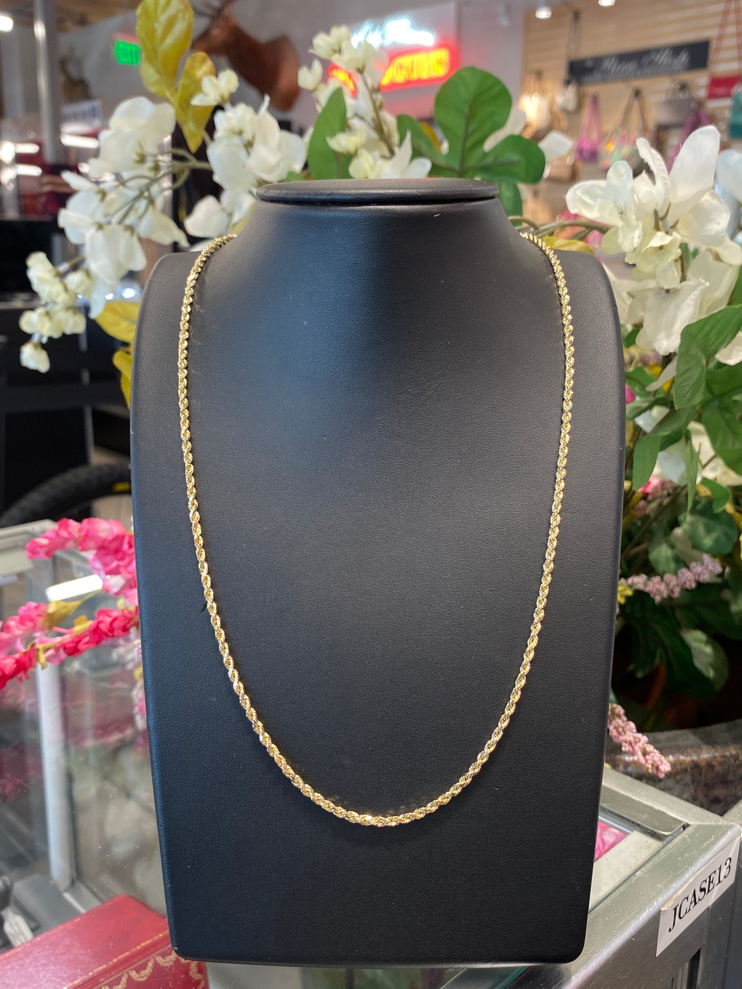 14k Yellow Gold Rope Chain