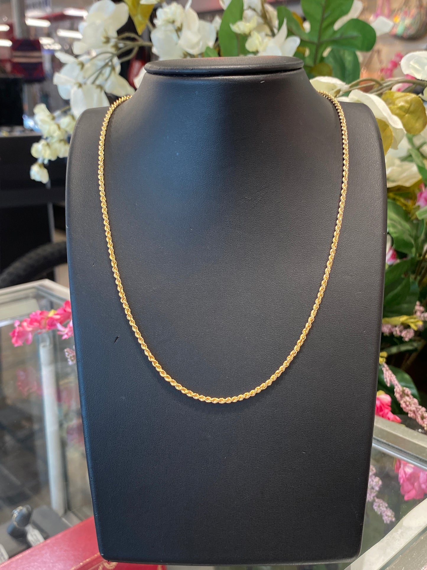 14k Yellow Gold Rope Chain