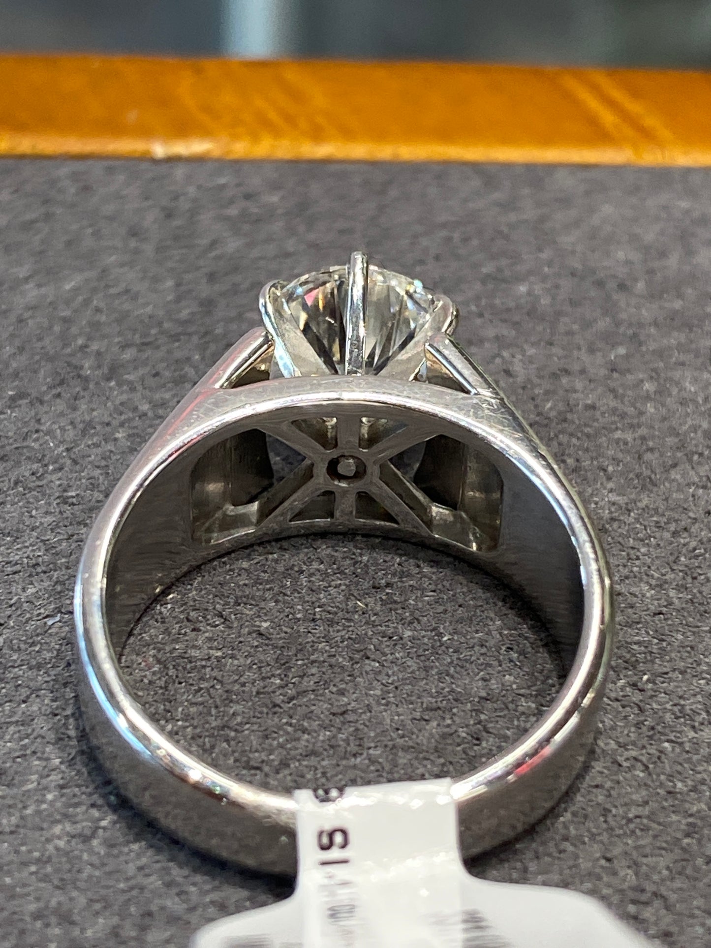 14k White Gold Diamond Engagement Ring