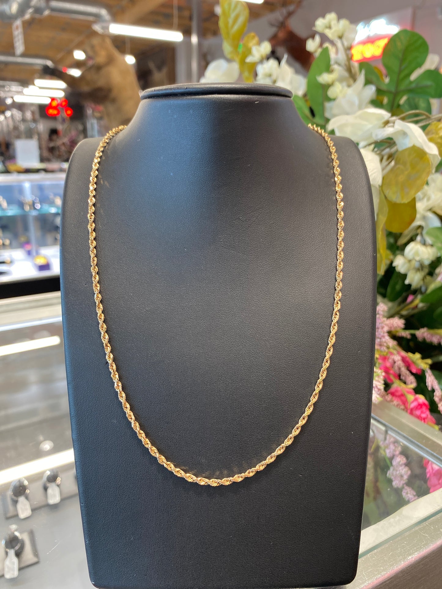 14k Yellow Gold Rope Chain