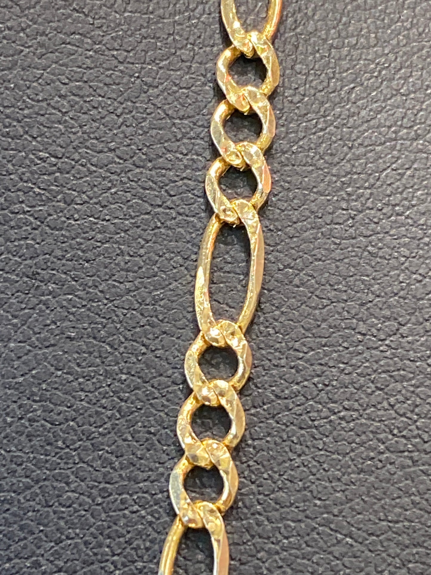 14k Yellow Gold Fígaro Chain