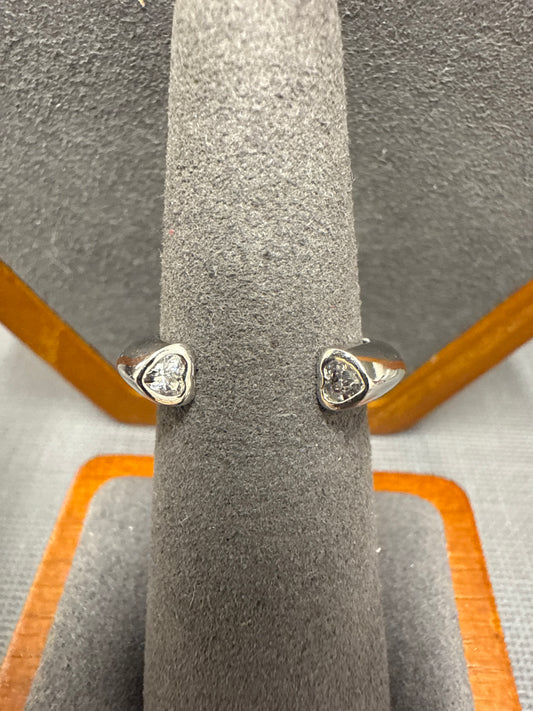 Silver cuff ring