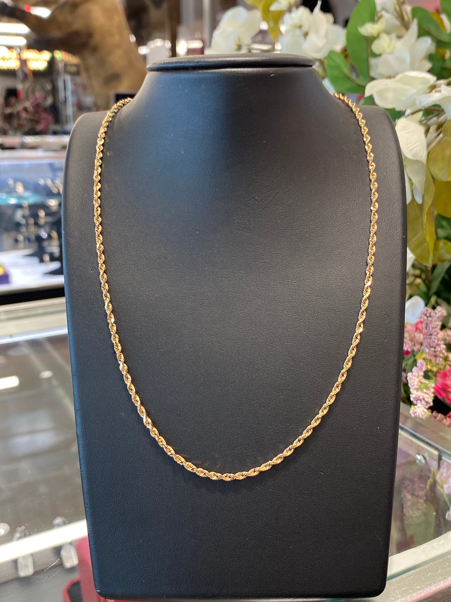 14k Yellow Gold Rope Chain