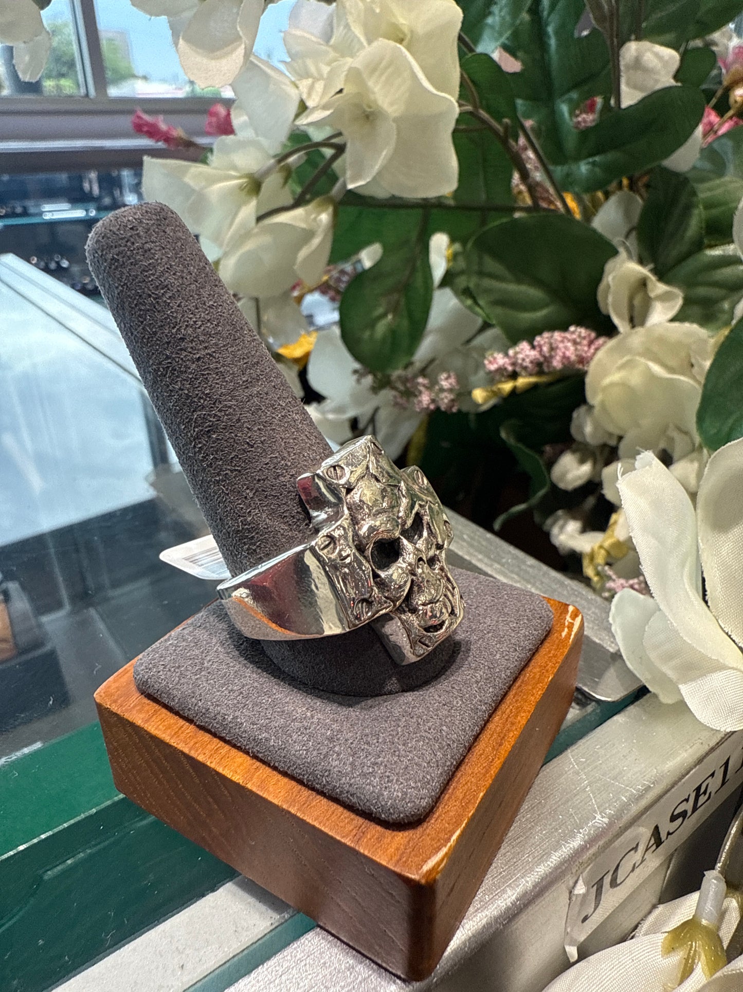 Silver Skull Ring